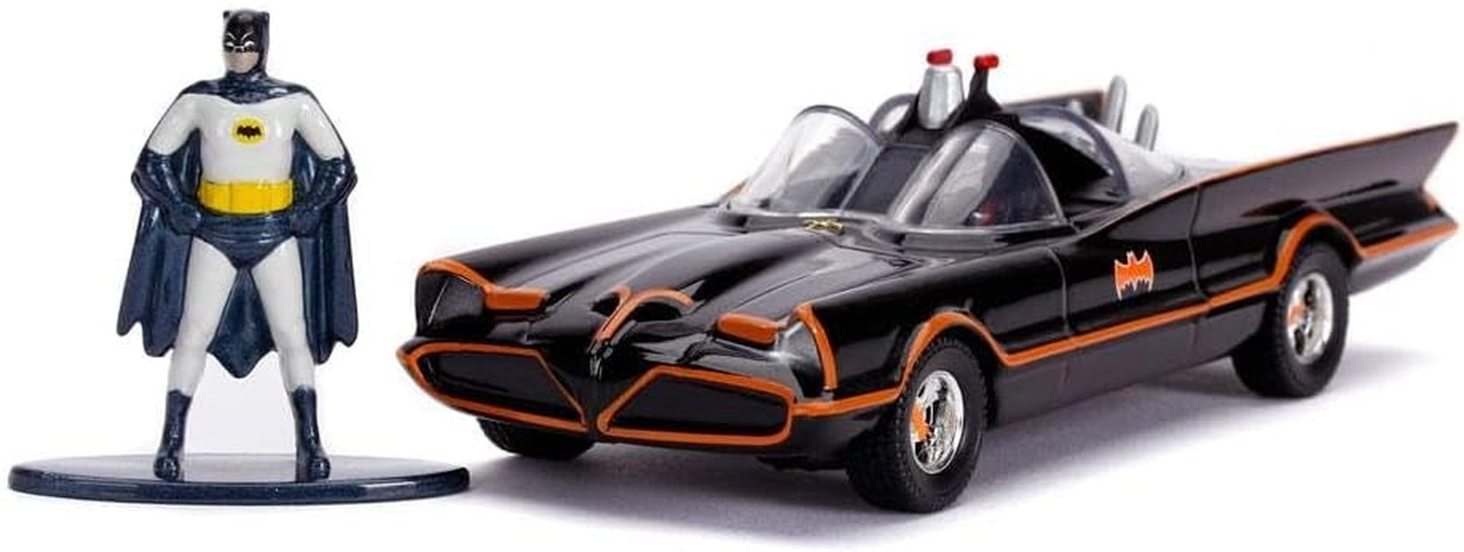 Jada Toys DC Comics 1:32 Classic TV Series 1966 Batmobile Die-Cast Car with Batman Figure