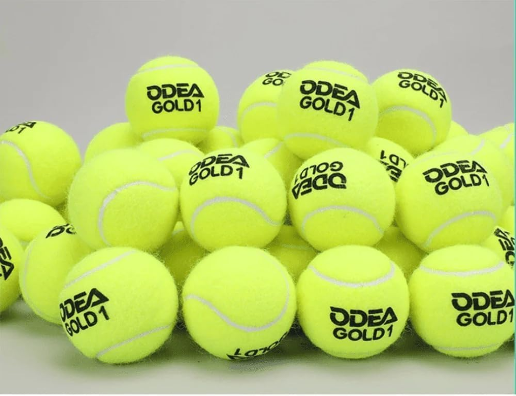 Odea Gold Professional Training Tennis Balls - Durable High Rebound 140-148CM, ITF Approved image number 6