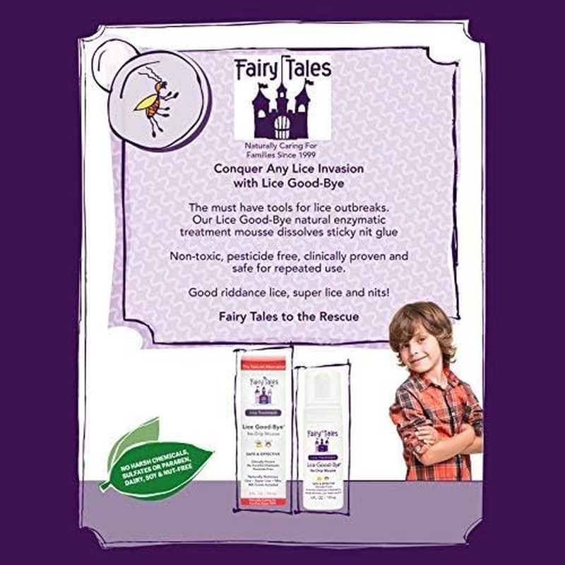 FAIRY TALES Fairy Tale Lice Goodbye Non Toxic Removal Kit, 4 Oz image number 6