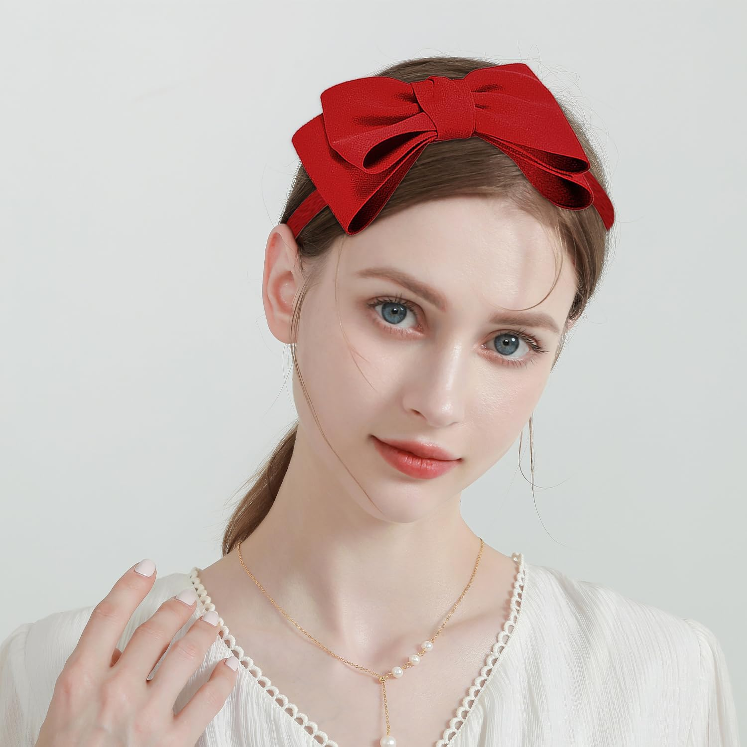 Pack of 2 Bugstadbands, 2 X Hair Pins, Multi-Purpose Headbands, Simple and Fashionable Hair Accessories for Women, Comfortable and Elee Headwear. image number 1