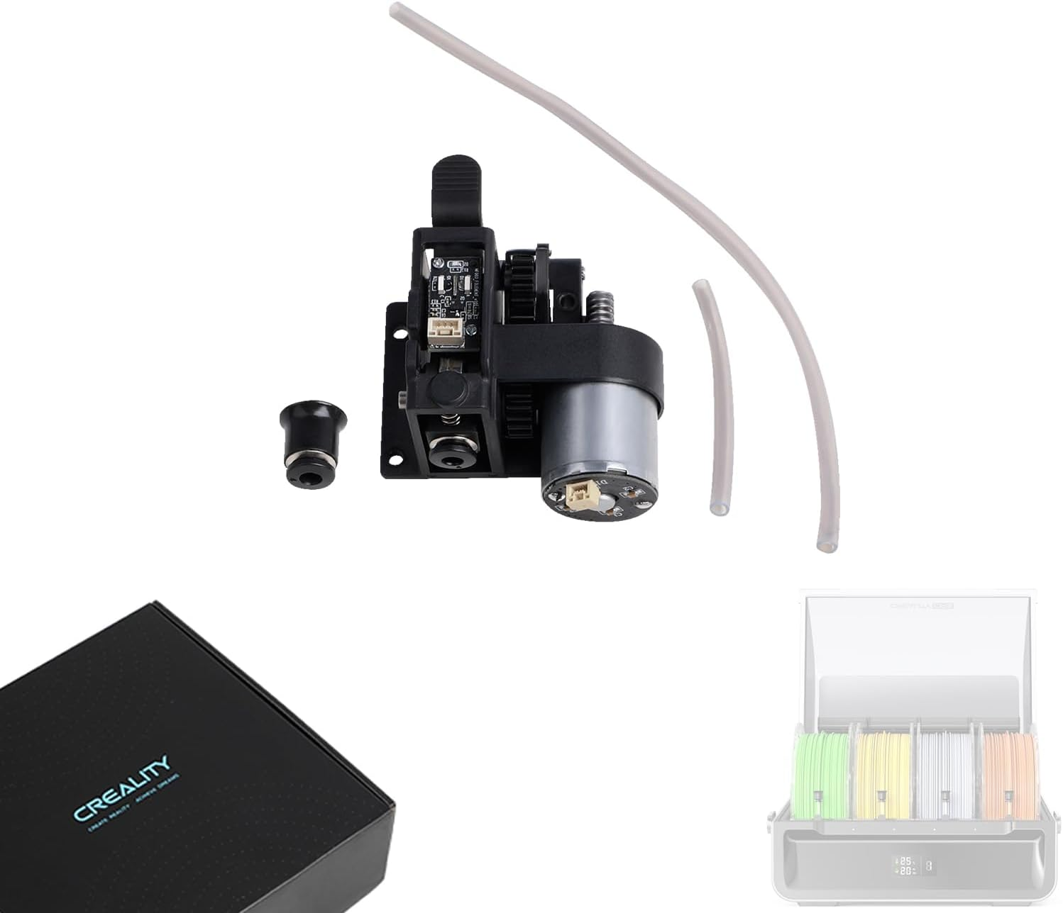 Creality Hi Double Sided Black Textured PEI Build Plate (280 * 265Mm), without Magnetic Flexible Steel Plate, Strong Adhesion, Excellent Flatness, 3D Printer Platform for Creality Hi