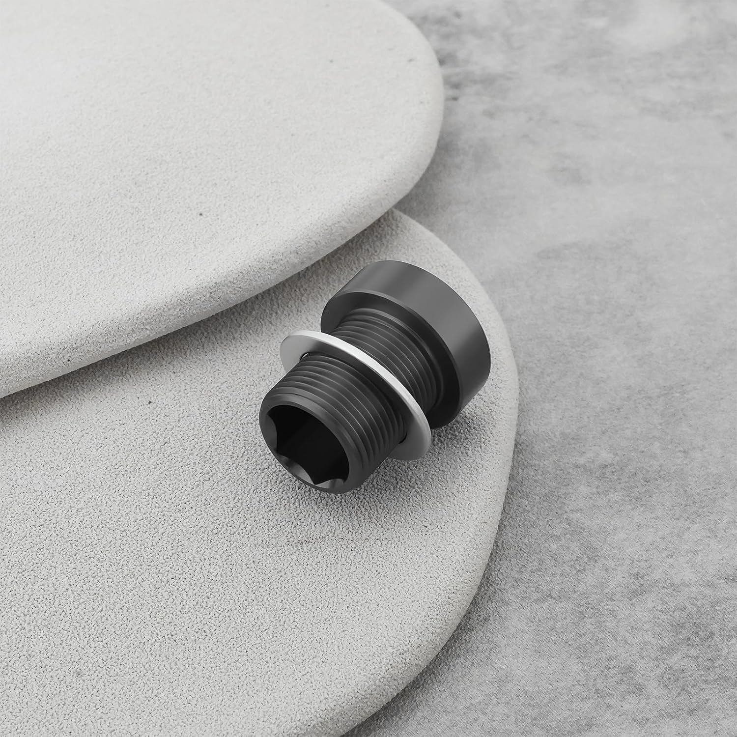 Ecsing 2Pcs Electric Bicycle Axle Crank M15 Bolt Aluminum Alloy Compatible with Bosch E-Bike CX 7075 - Gold image number 6