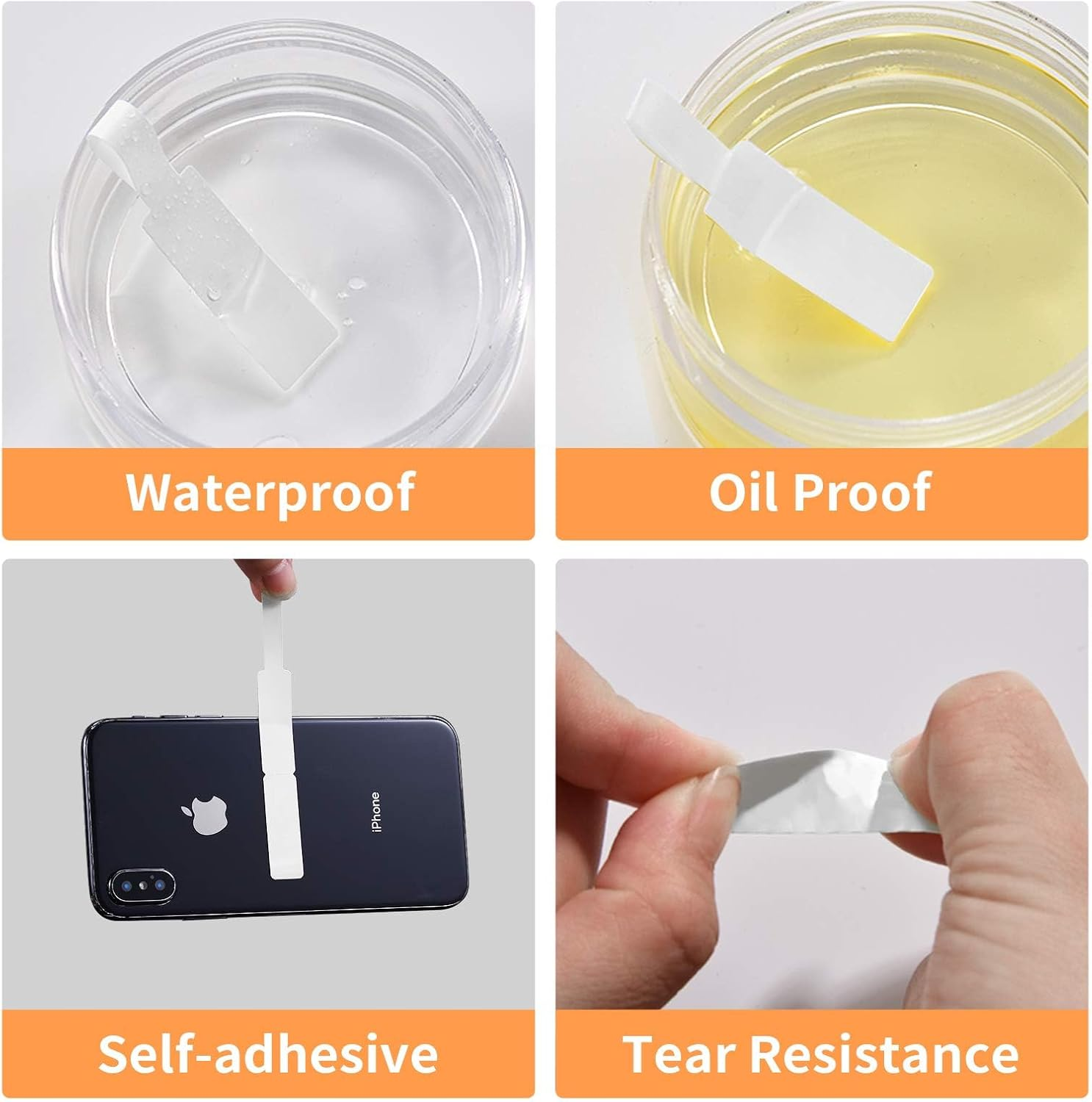 NIIMBOT Cable Label Maker Tape (0.49" X 4.29") Printer Sticker Paper with Self-Adhesive for D11/D110/D101/H1S Label Maker,1 Roll of 65 (White) - White image number 3