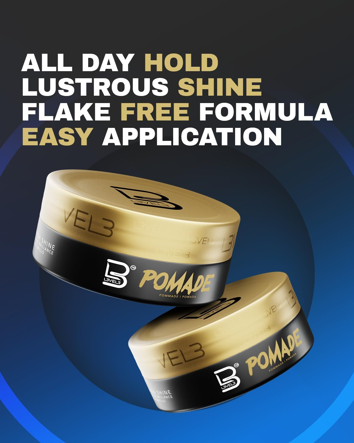 L3VEL3 Hair Styling Pomade for Men 5.07 Oz Pomade image number 6