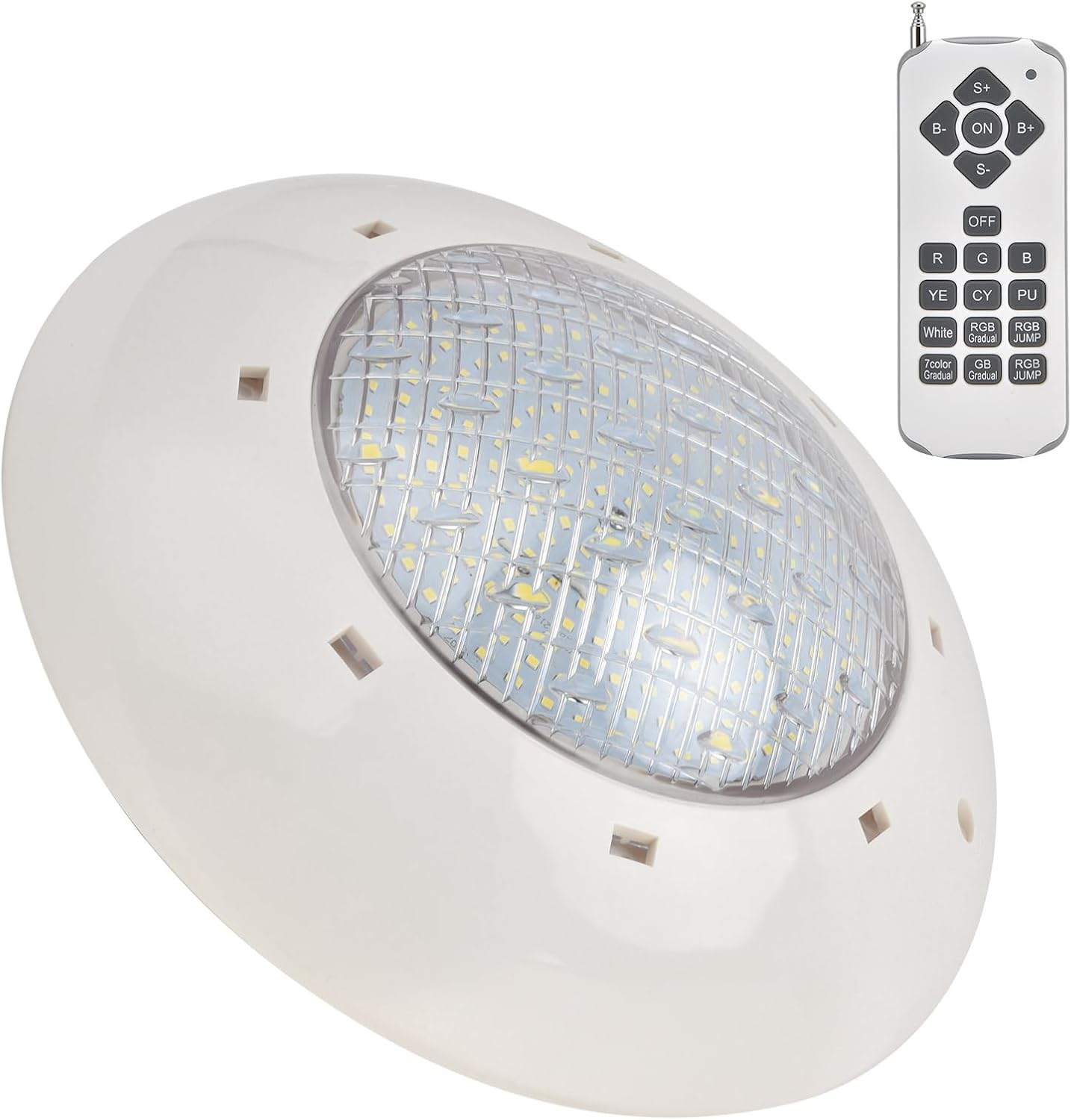 Fafeicy Swimming Pool Light, Adjustable Brightness Light for Aquarium for Swimming Pool for Pond (12W)