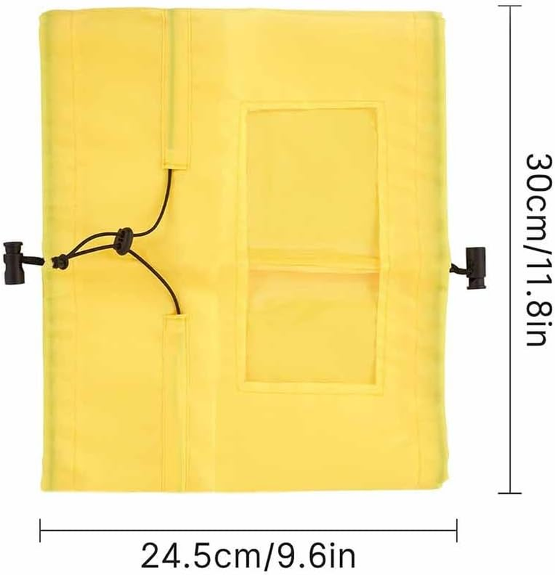 Dog Bath Cap Adjustable Waterproof Dog Ear Protection Bathing Cap Dogs Ears Headband Dogs Snood Rain Hat Dogear Covers for Bath Dogear Wrap for Show Rain for Puppy Pets Bath Protector (Yellow, 1 Pc) image number 4