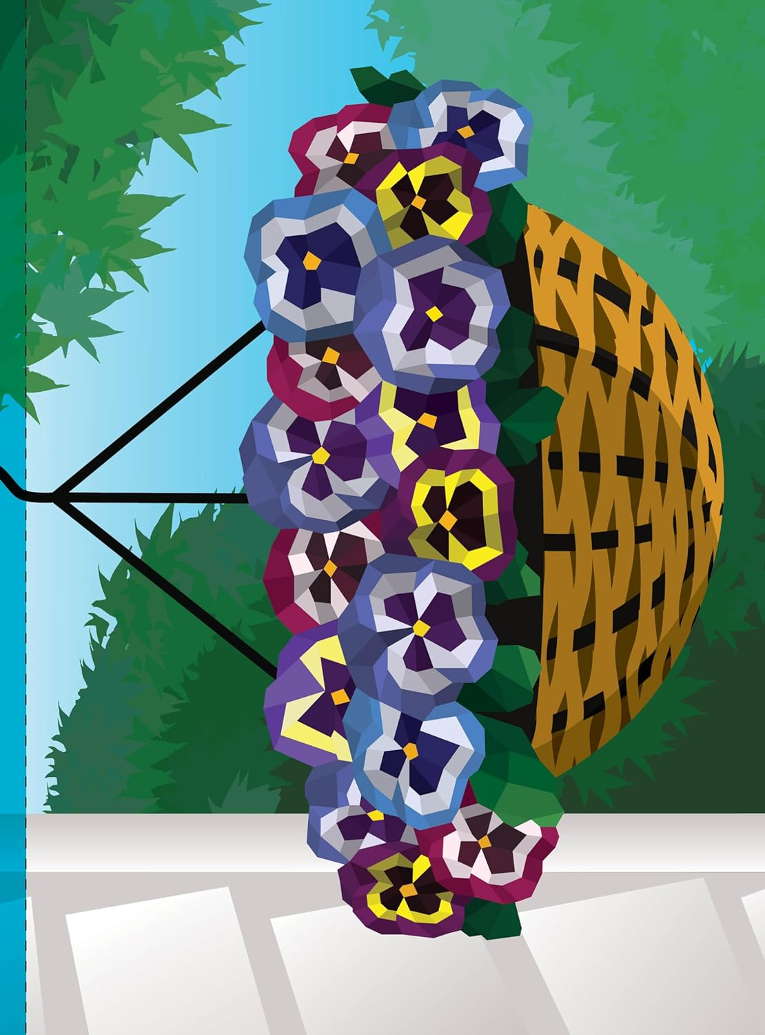 Paint by Sticker: Plants and Flowers: Create 12 Stunning Images One Sticker at a Time! image number 4