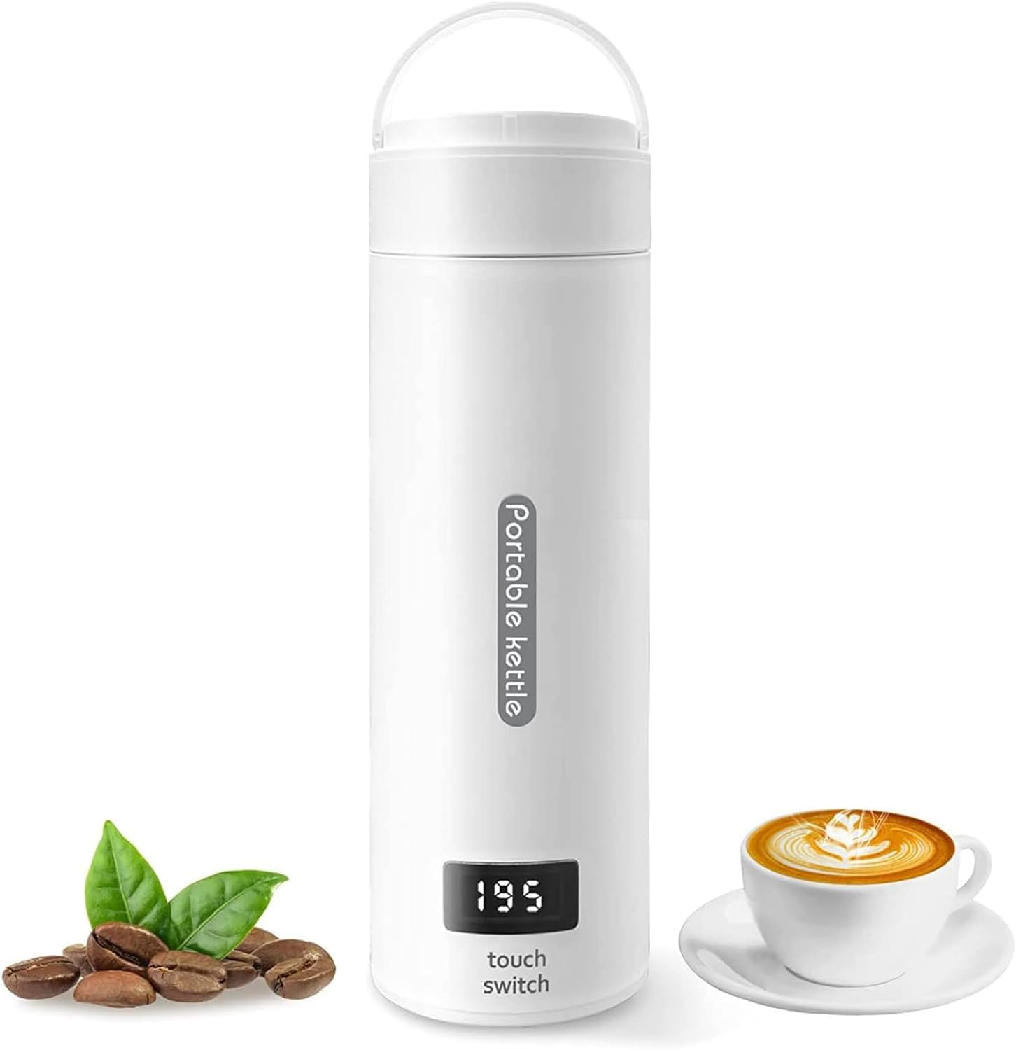 Small Electric Tea Kettle Travel Portable Mini Coffee Kettle, with 4 Variable Presets, Personal Hot Water Boiler 304 Stainless Steel with Auto Shut-Off & Boil Dry Protection, Bpa-Free(Au PLUG) image number 3