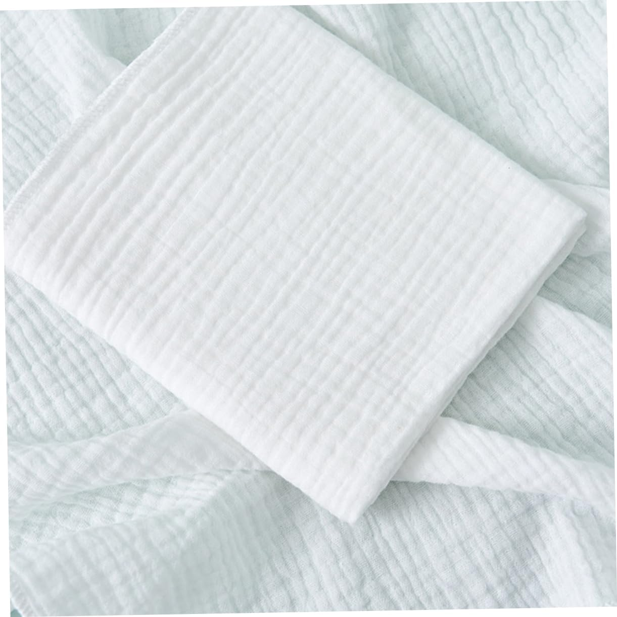 8Pcs Cotton Gauze Diaper Reusable Nappies Soft Washcloths for Boys Girls image number 1