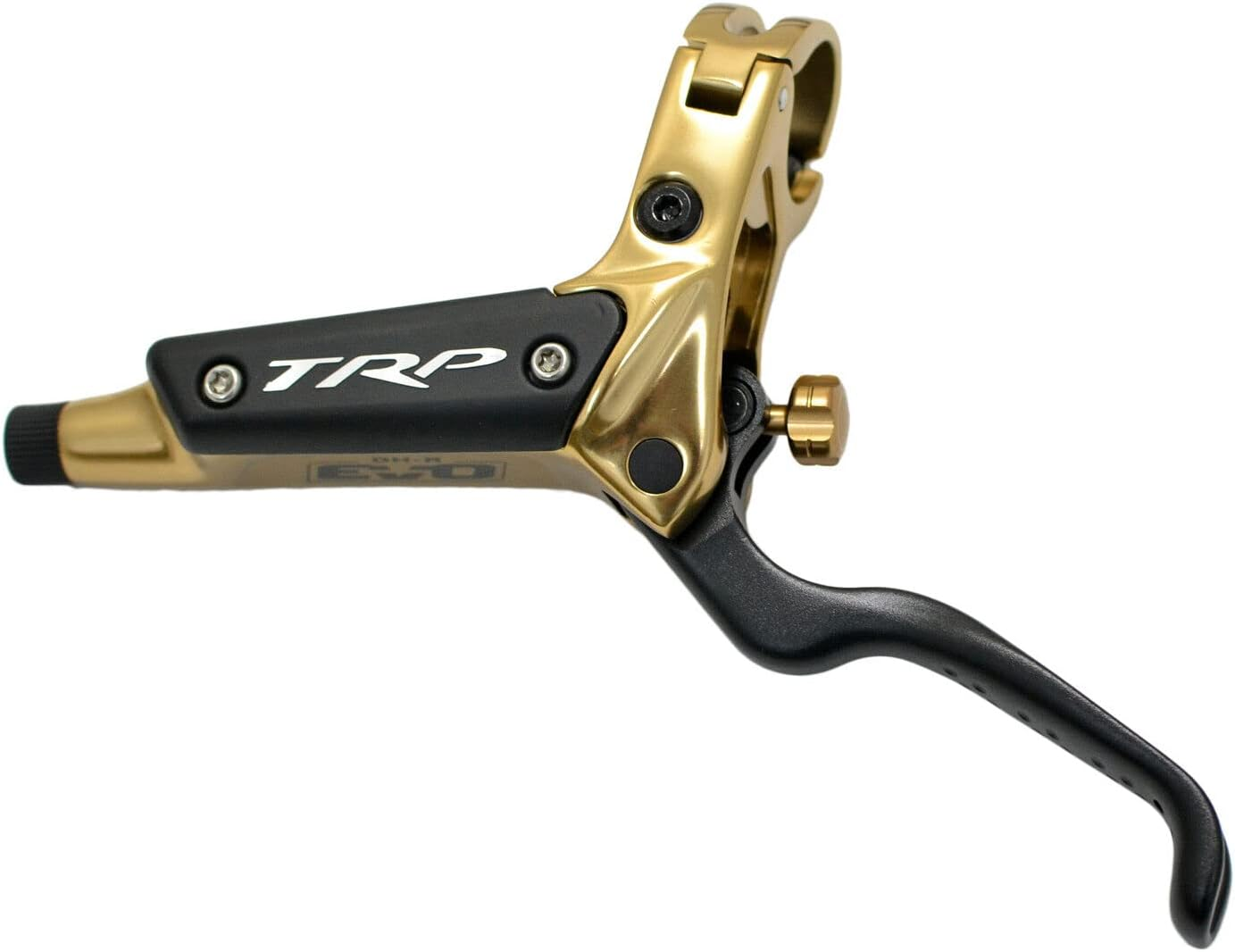 TRP DH-R EVO HD-M846 Hydraulic Disc Brake Set 4-Piston Caliper (F+R), Gold, STB2707 image number 5