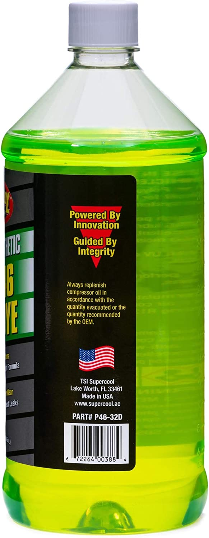 TSI Supercool P46-32D PAG 46-Viscosity plus U/V Dye Oil - 32 Oz image number 3