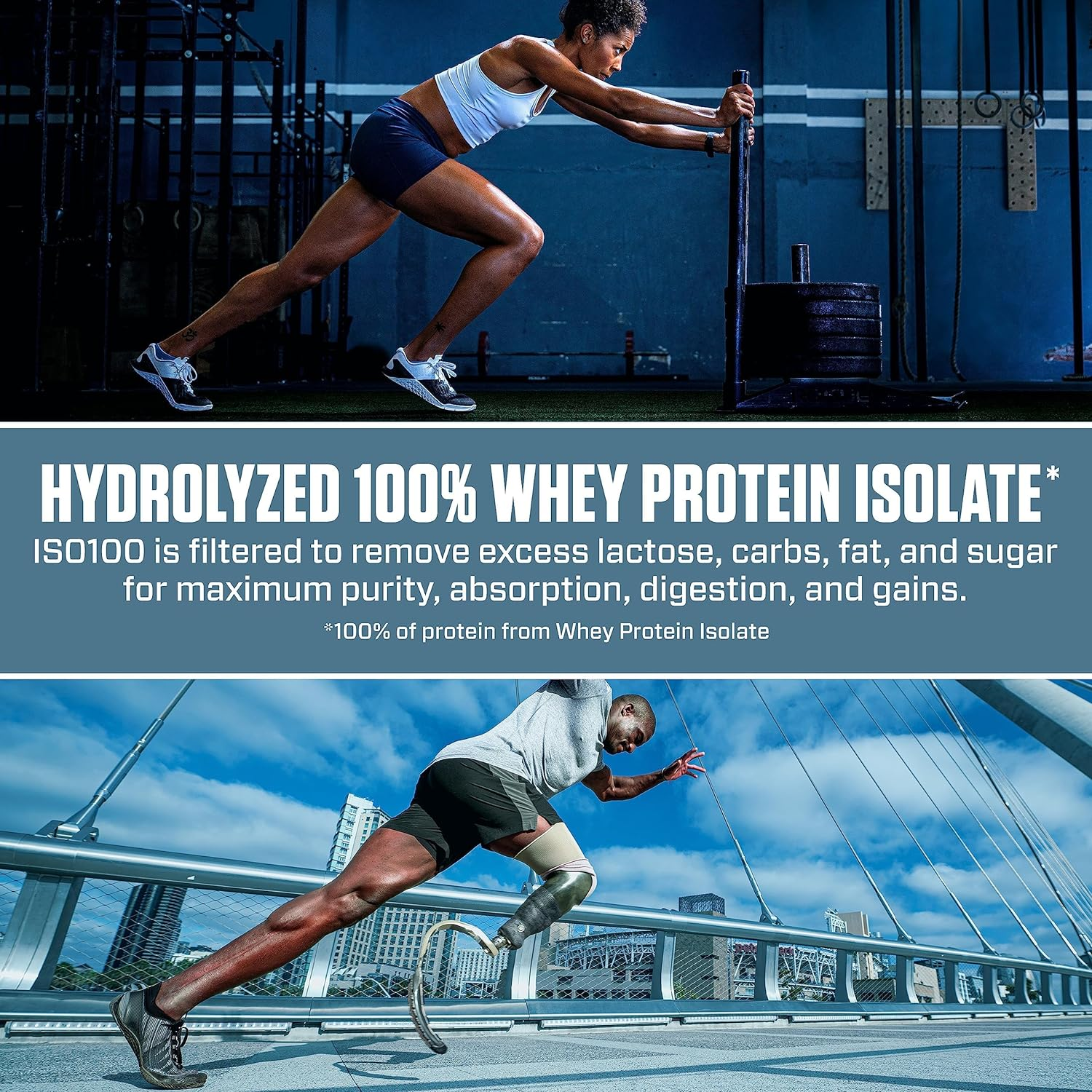 Dymatize ISO100 - 100% Hydrolyzed Whey Protein Isolate - Chocolate Peanut Butter, 5Lbs/2.3Kg image number 3