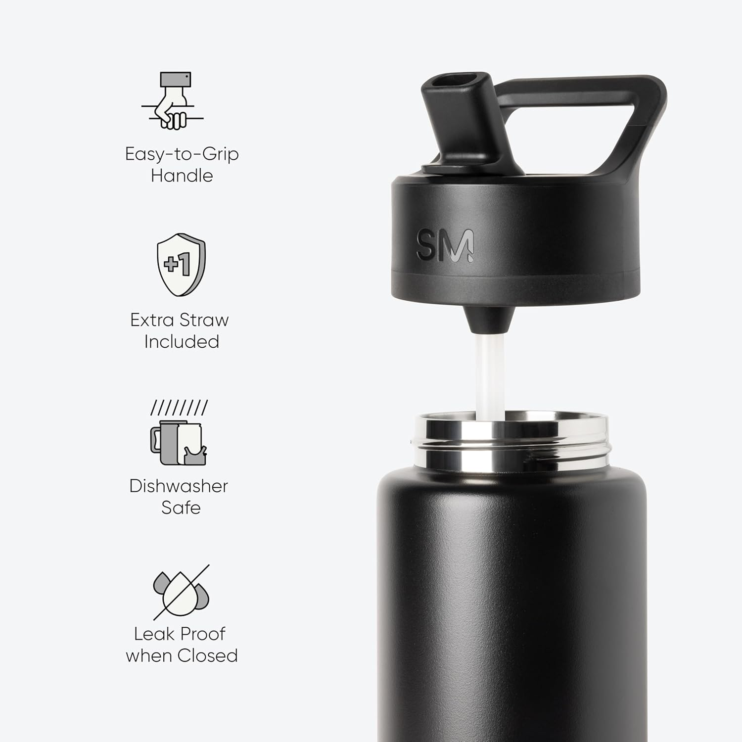 Simple Modern Kids Insulated Water Bottle Stainless Steel Flask Metal Thermos for Toddlers Boys and Girls, 18Oz, TMNT: Turtles Unite