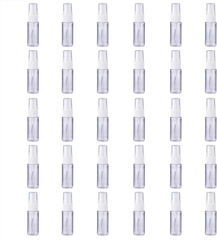 BENECREAT 30 Pack 20Ml Plastic Fine Mist Spray Bottles with 10 Pack Plastic Pipettes for Perfume, Essential Oils image number 3