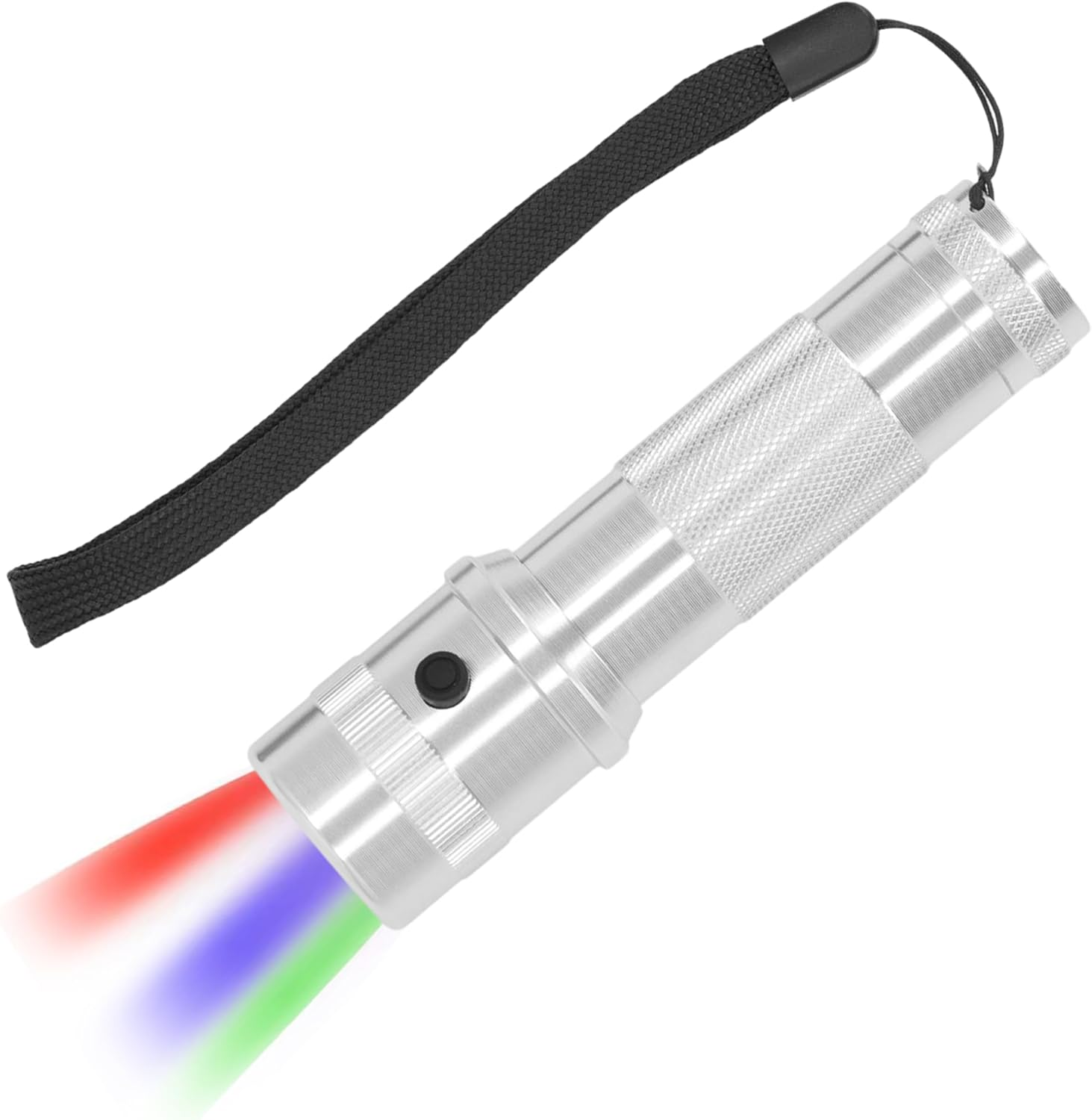 10 Color in 1 Led Flashlight, Rgb Handheld Flashlight Torch, Ipx4 Waterproof Multicolor Flashlight Multi-Color Changing for Halloween, Daily Lighting, Camping, Hiking, Hunting