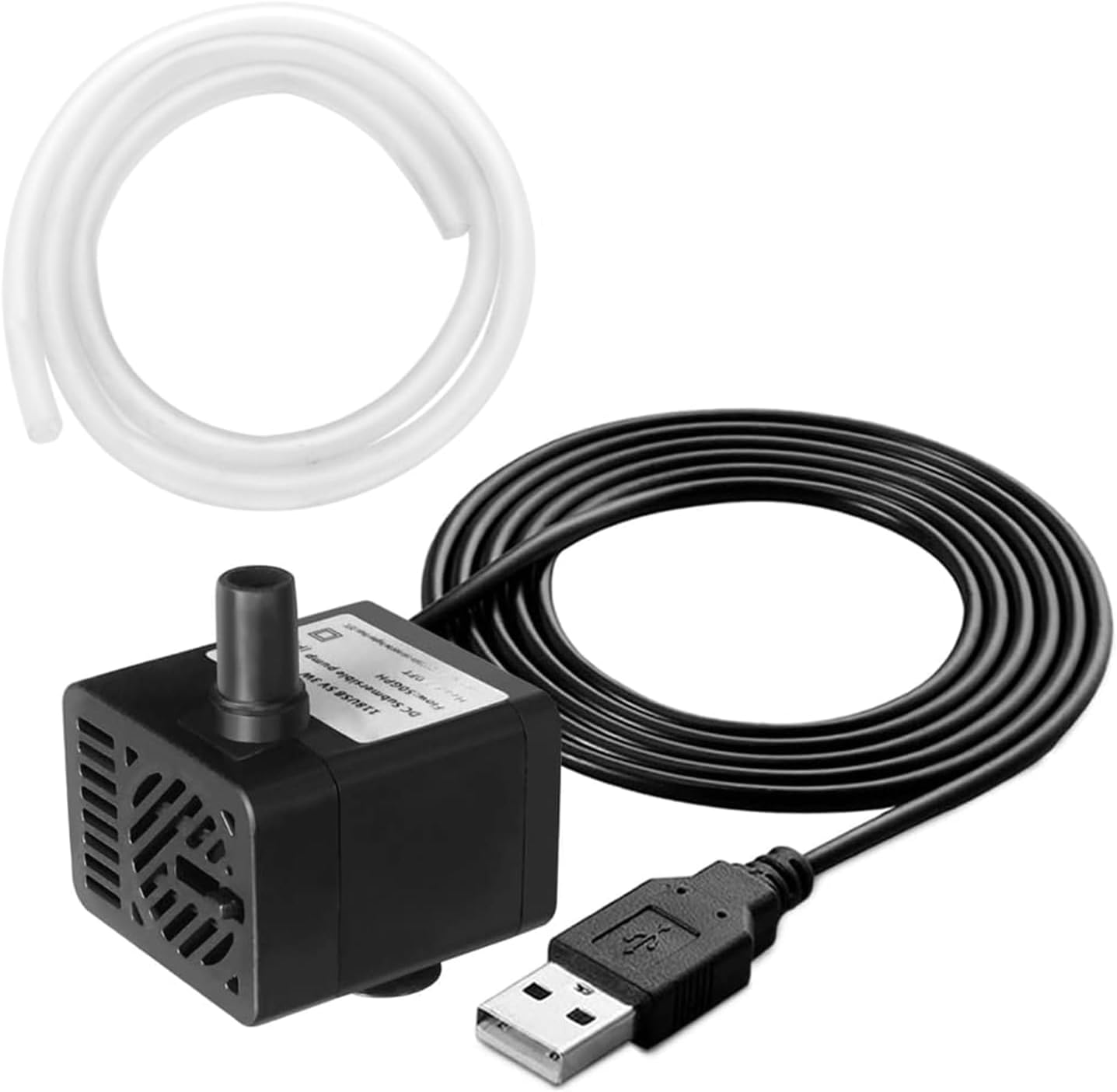 MTQY USB Mini Submersible Water Pump 5V Aquarium Fish Tank Submersible Pump Pet Fountain Suitable for Pond Water Garden Hydroponic Systems image number 3