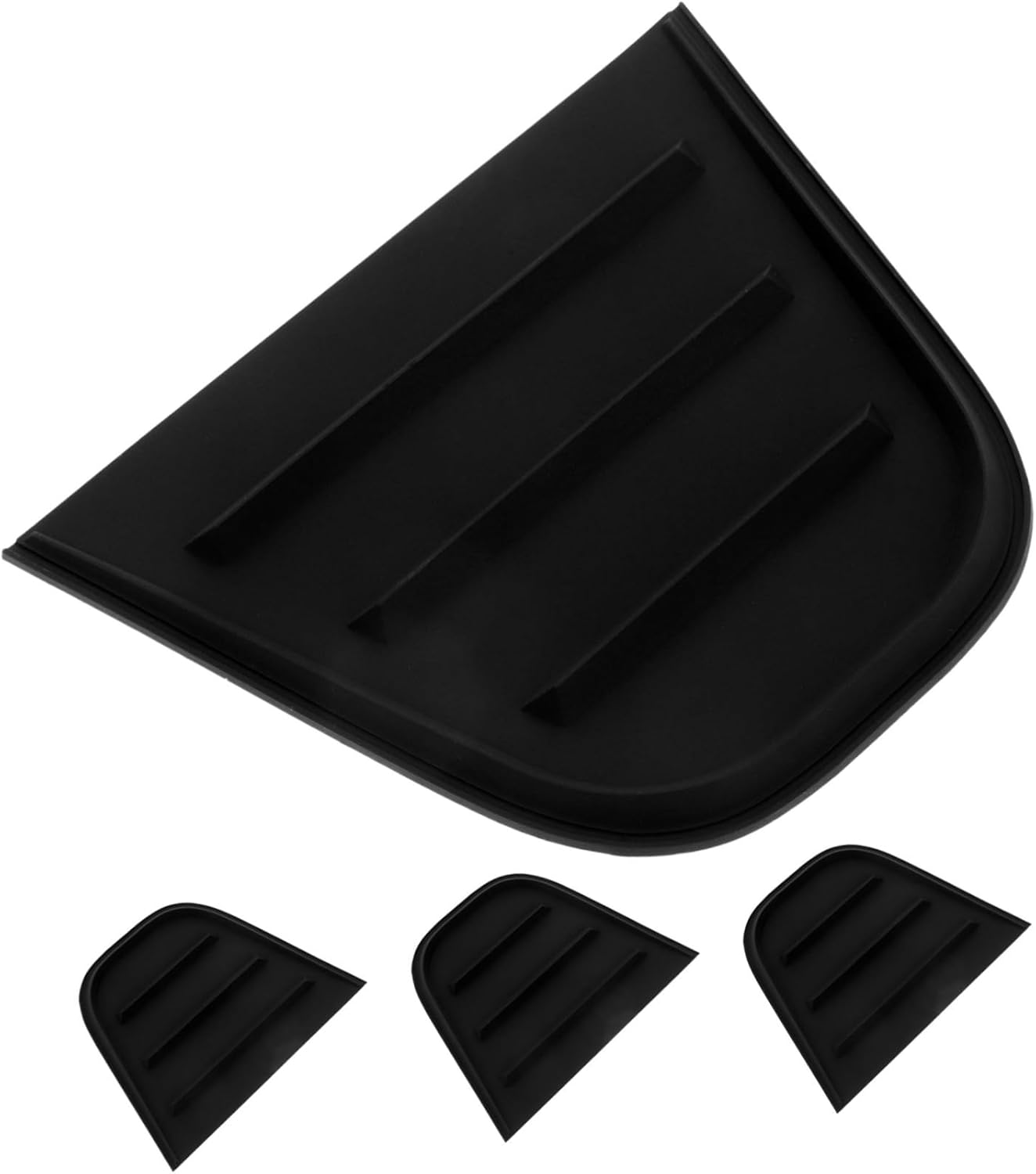 JECOMPRIS 4 Pcs Corner Protectors for Suitcase Toolbox and Luggage 120X95Mm Plastic Corner Guards for Enhanced Shipping Safety image number 1