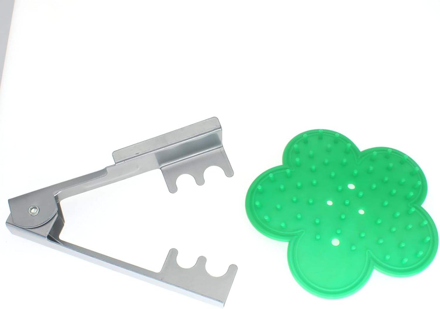 1 Set Rose Stem Leaf Thorn Stripper Stripping Tool Thorn Remove (Green) image number 3