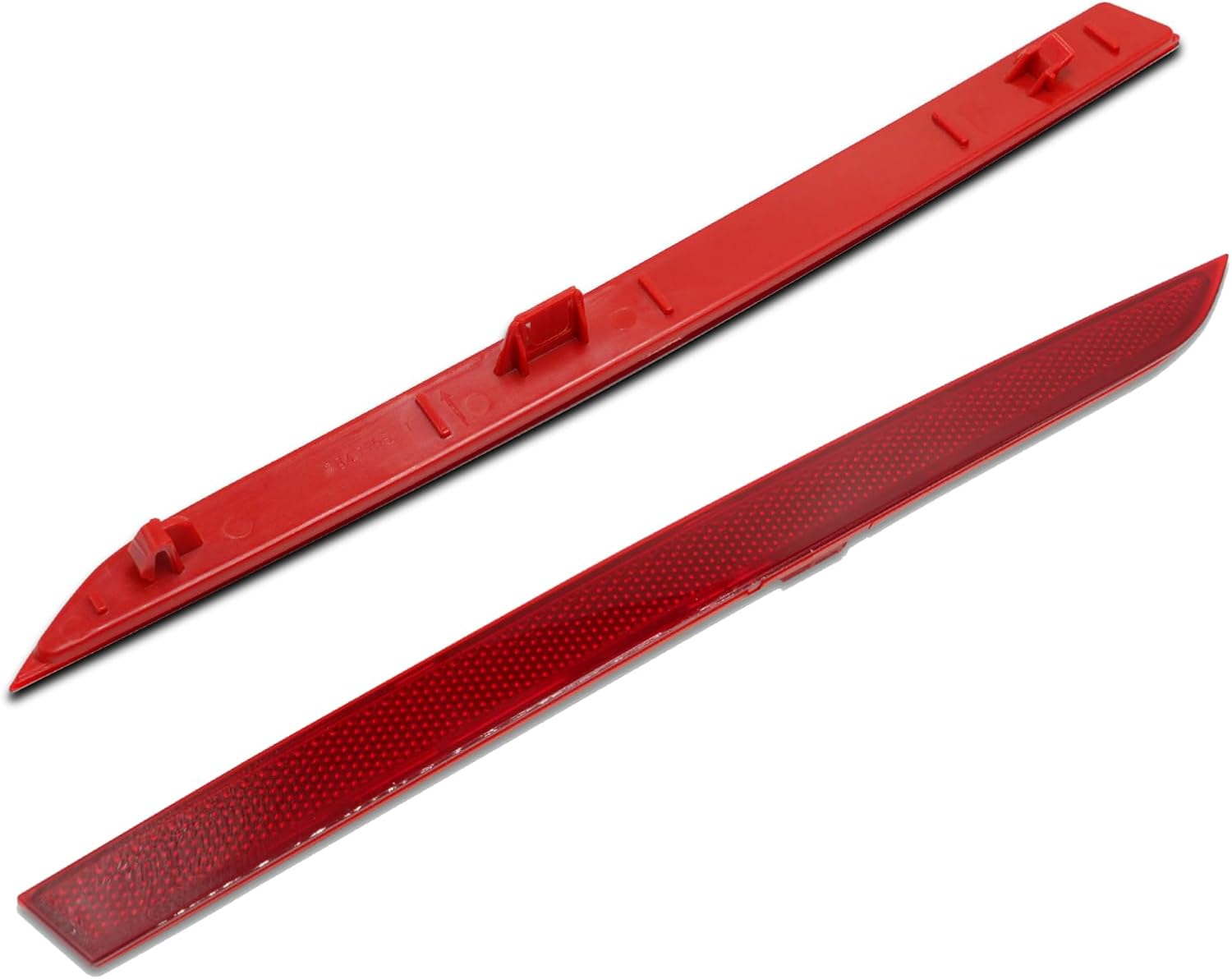 Jaronx Compatible with BMW Rear Bumper Reflector for 3 Series F30 Sedan/F31 Touring M Sport 2013-2018,For BMW 63147847165 63147847166 Left/Right Rear Bumper Red Marker Tail Reflector Light Replacement image number 5