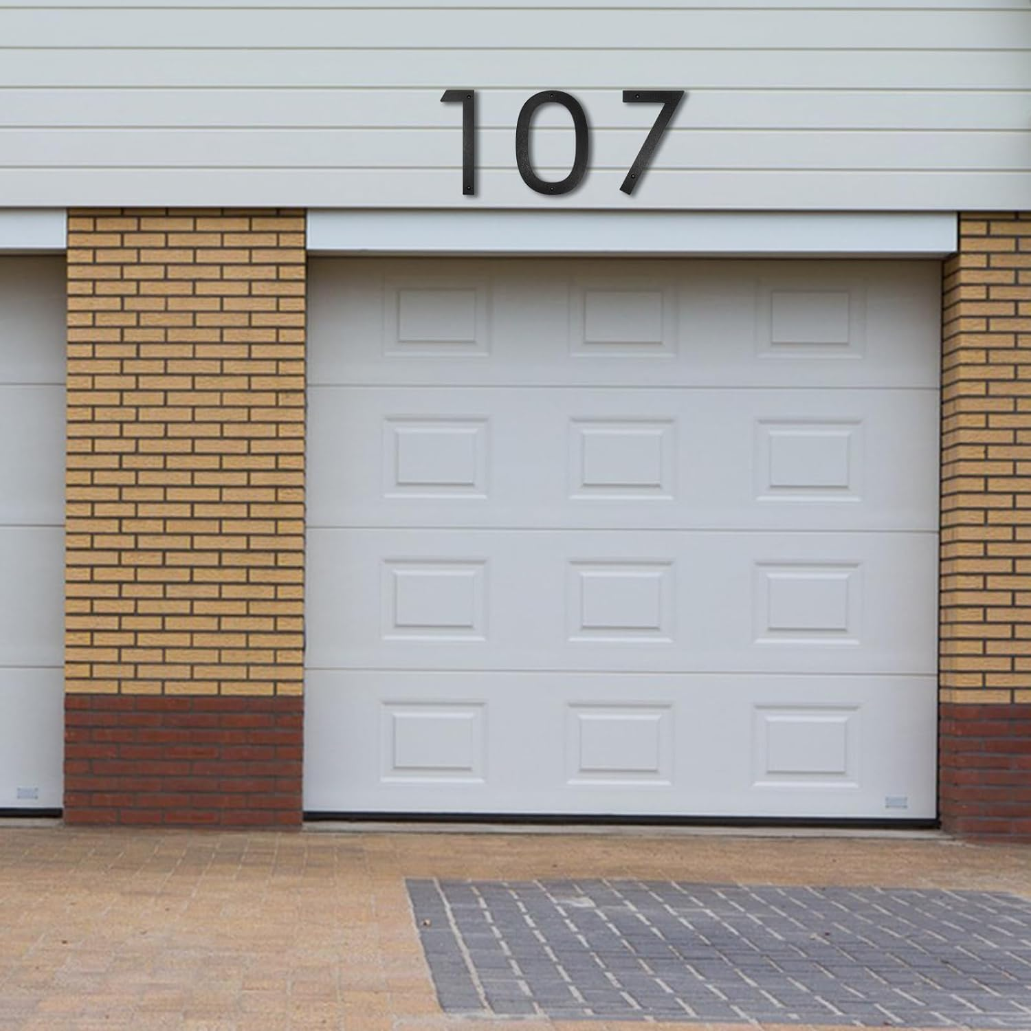 10 Inch Address Numbers for House | Large Floating Black House Numbers | outside Modern Rust-Proof Big House Numbers/Door Garage Gate |911 Visibility Signage (7) image number 3
