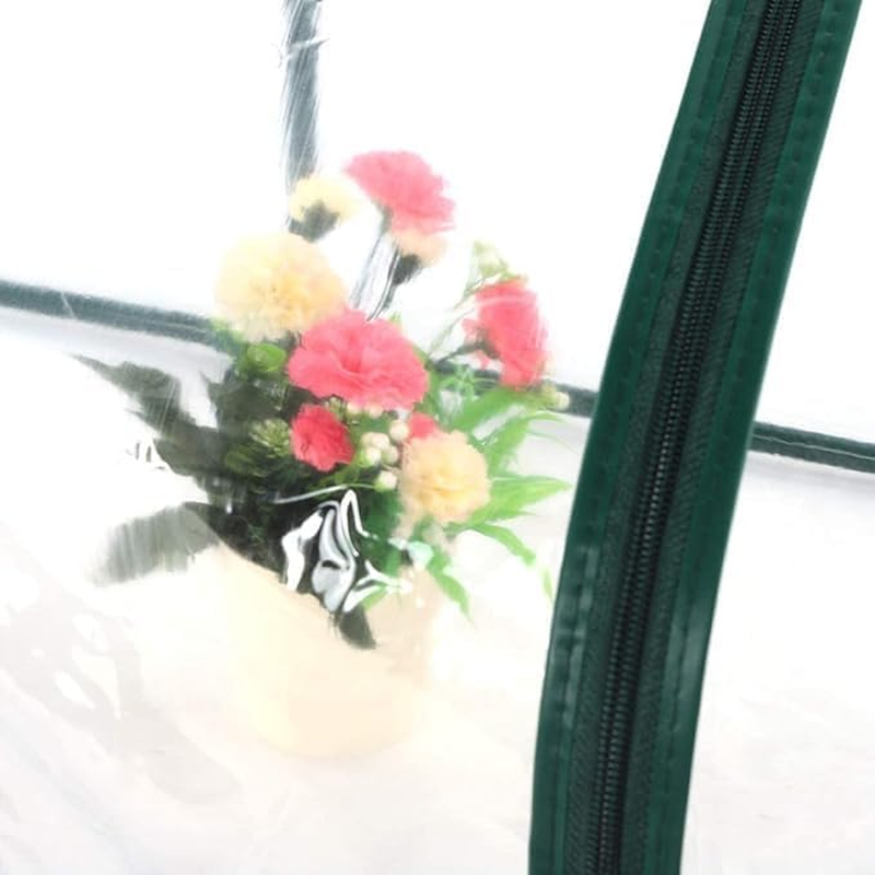Foil Greenhouse - Tunnel Cover Transparent Plant Enclosures, Compact Portable Greenhouse Cover | Environmentally Friendly Plant House Covers with Effective UV Shielding, Waterproof (51*19*23 In image number 6