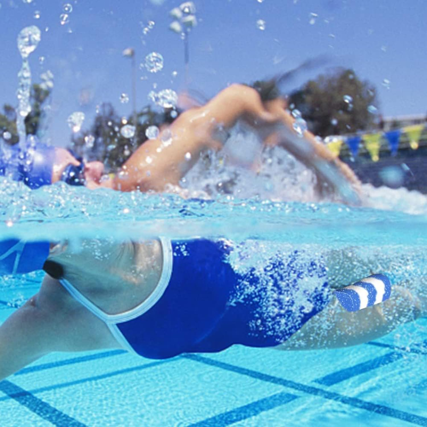 Swimming Float Kickboard, EVA 5-Layer Pull Buoy, Pool Training Aid for Legs and HIPS