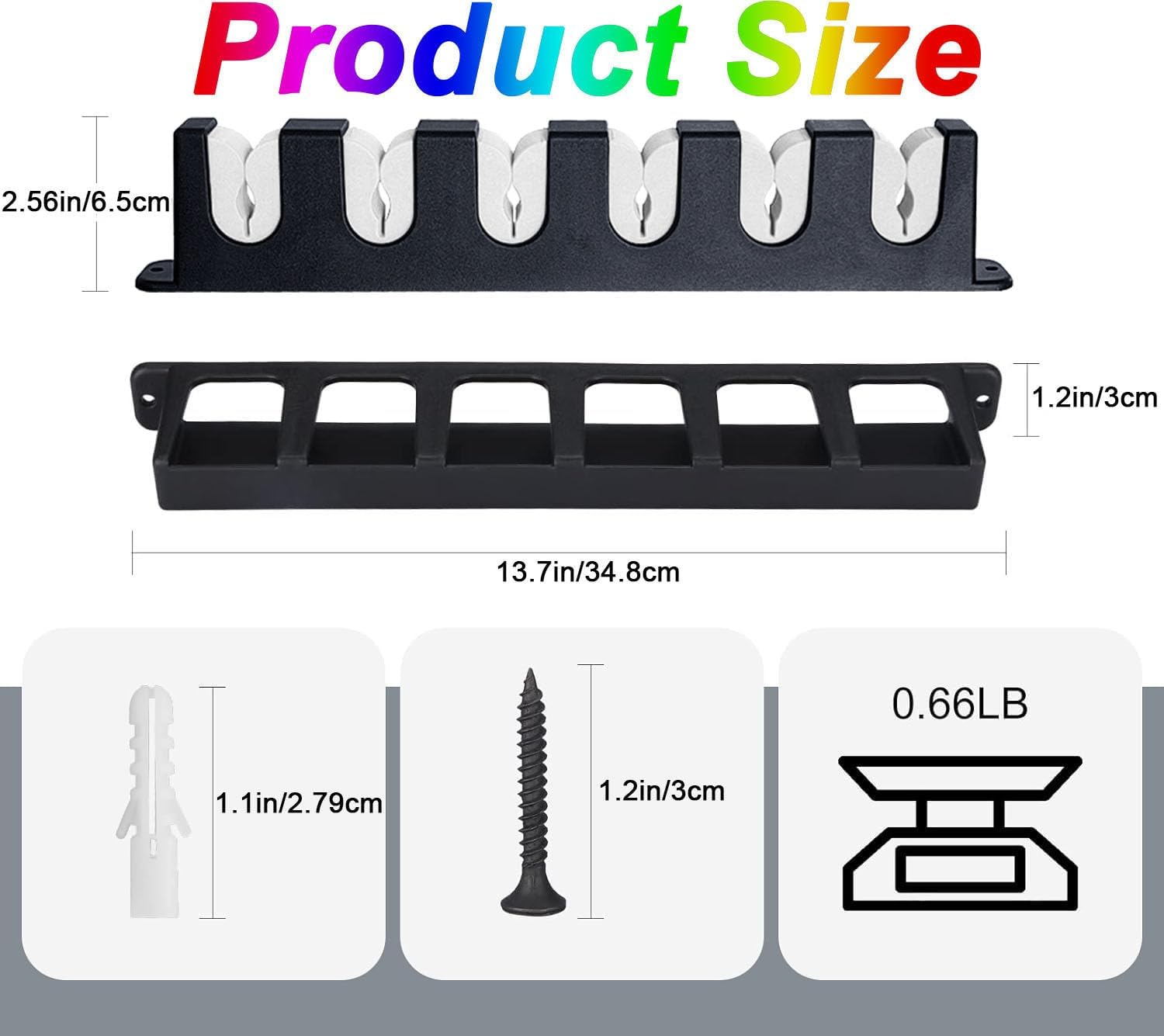 WADY Vertical Fishing Rod Storage Rack Holder Wall Mount,6-Rod Fishing Pole Holder Wall Fishing Rod Storage Fixed Stand,Fishing Rod Holder Wall Mount Fishing Rod Holder Fishing Rod Storage Rack