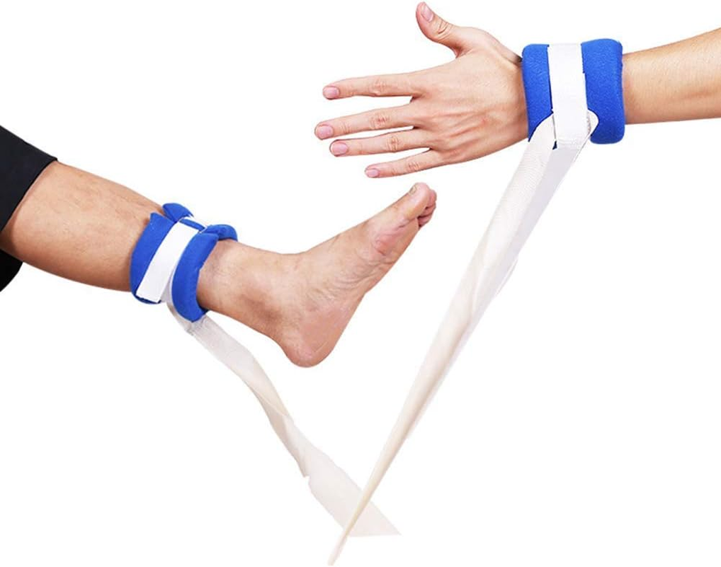4Pcs Hospital Patient Medical Restraints Bed Limb Holders Universal Constraints Control Quick Release for Hands or Feet (4Pcs) image number 1
