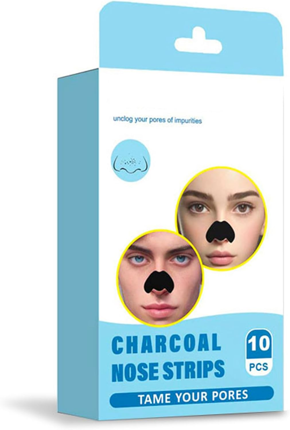 RAXSEG Blackhead Pore Strips, Black Head Remover for Face, Deep Cleansing Nose Blackhead with Instant Pore Unclogging, Oil-Free,