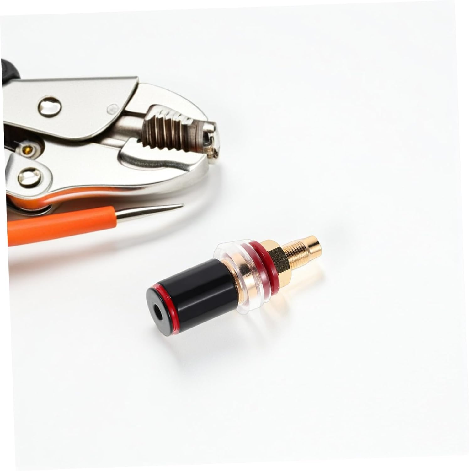 KICHOUSE Hifi Speaker Binding Post Terminal Banana Plugs Connector for Amplifier Wire Durable Audio Jack for Home Theater and Professional Studio Enhanced Sound Clarity Compatibility image number 6