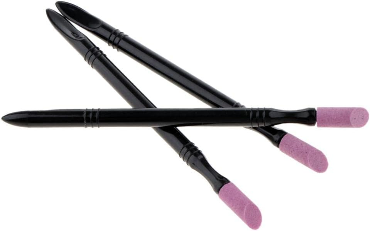 Cuticle Remover Pen Cuticle Pusher Cuticle Pusher with Quartz Stone Nail Art Tools Pack of 3 image number 3