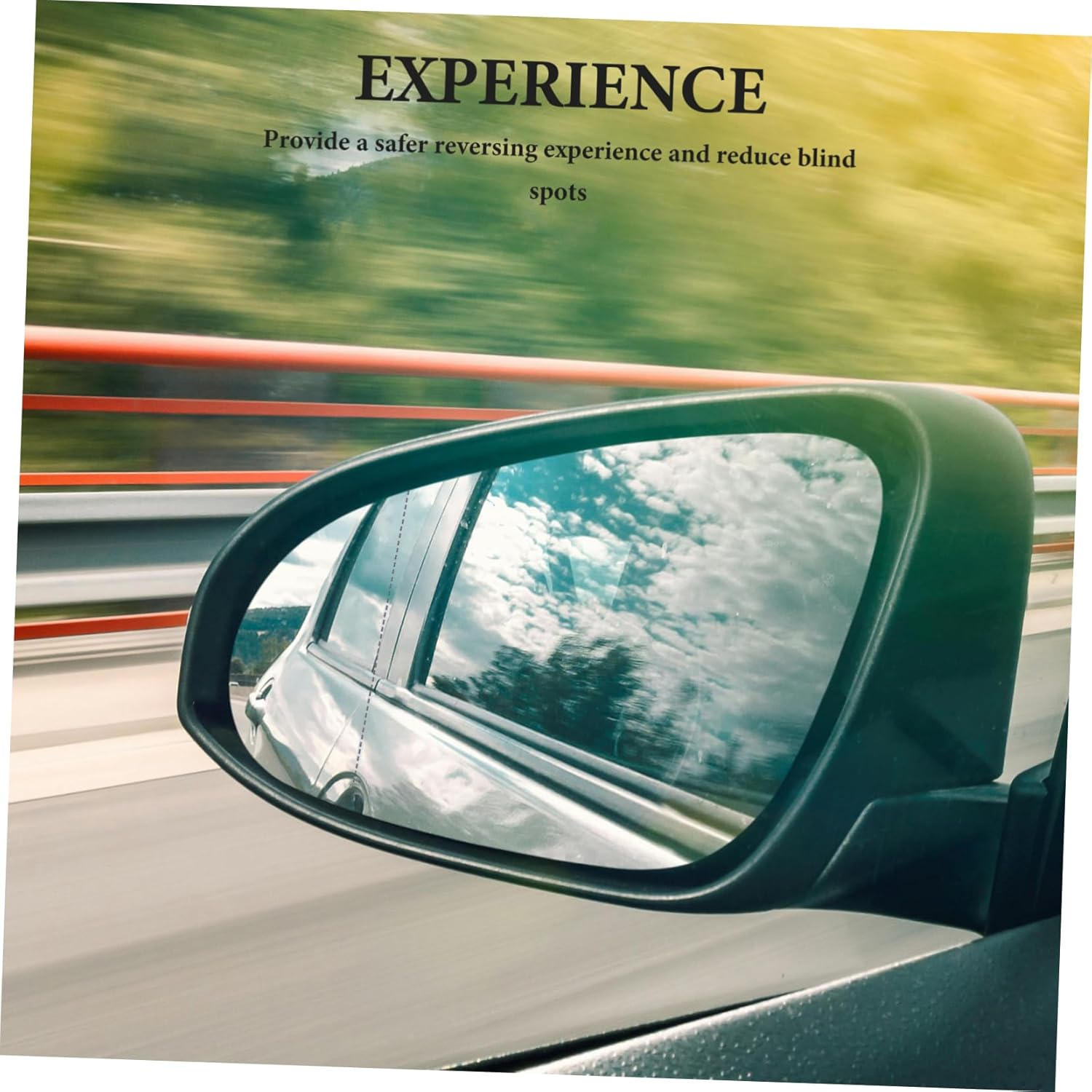 Heated Reflective Lenses for Car Side Mirror Replacement Fits Golf Enhances Rearview Visibility in Rainy Foggy Conditions image number 3