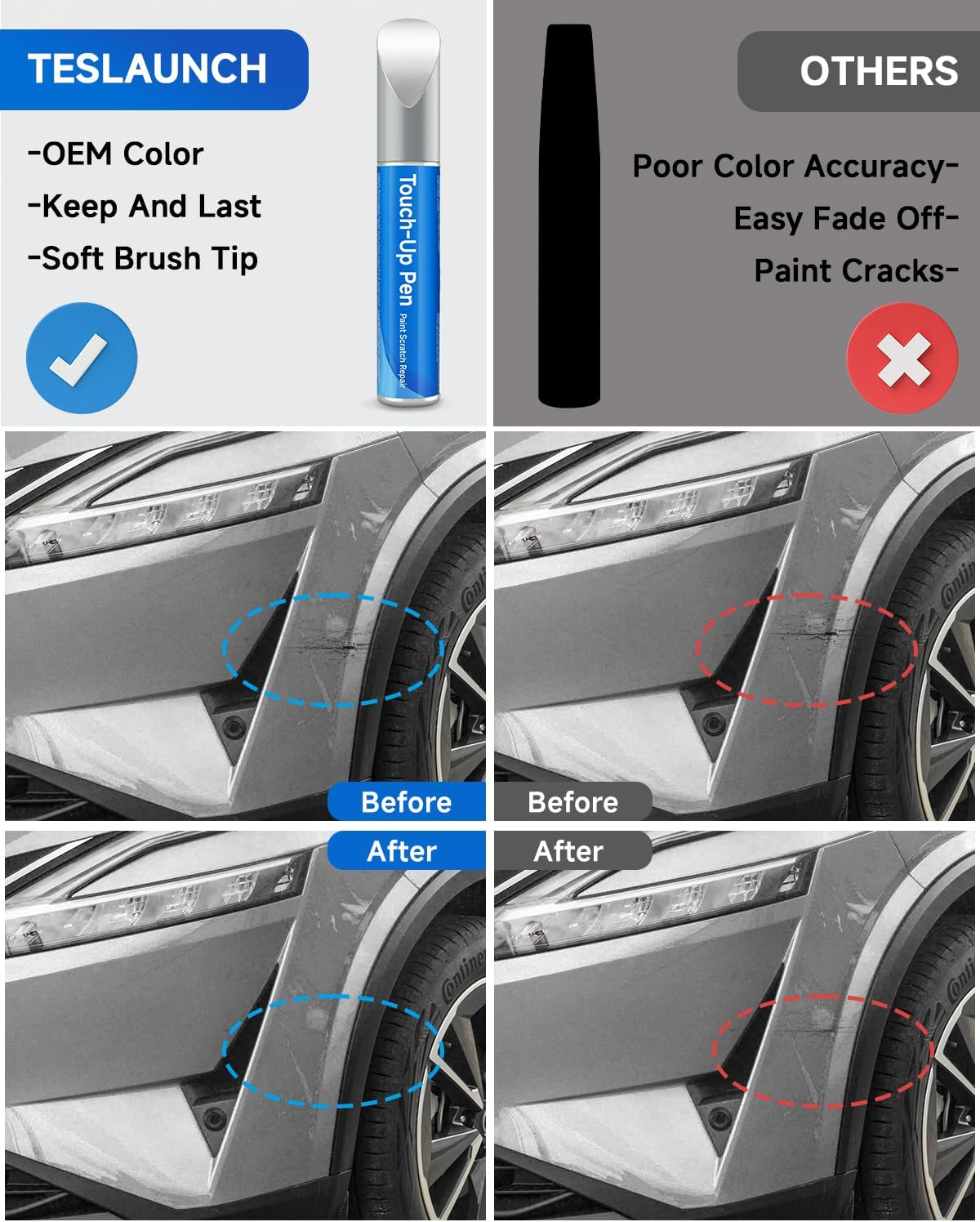 KYO Diamond Silver Touch up Paint Compatible with Nissan Exact Match Touch up Paint Car Scratch Repair