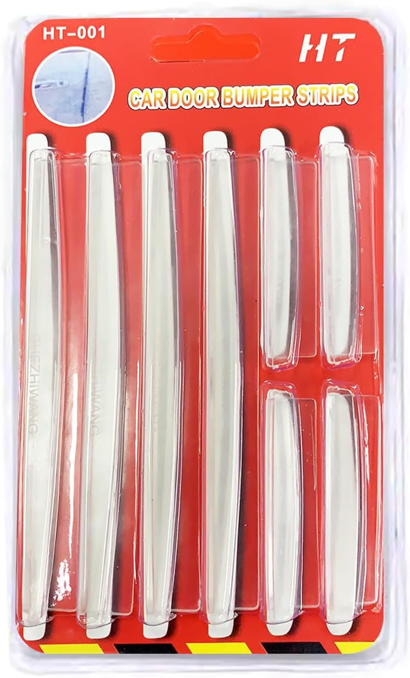Yotsuba Car Door Edge Protector, 8Pcs/Set Car Door Edge Guard, Strip Auto SUV Scrape Guard Bumper Handle Protective Cover Sticker Universal Auto Decal Transparent image number 4
