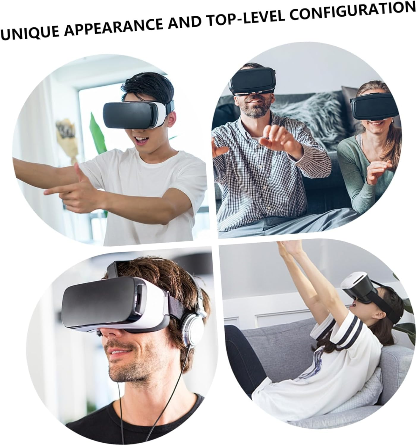 Tofficu Vr Glasses Headphones Practical In-Ear Earbuds Headphones Compatible for Oculus Vr Glasses Use Gaming image number 1