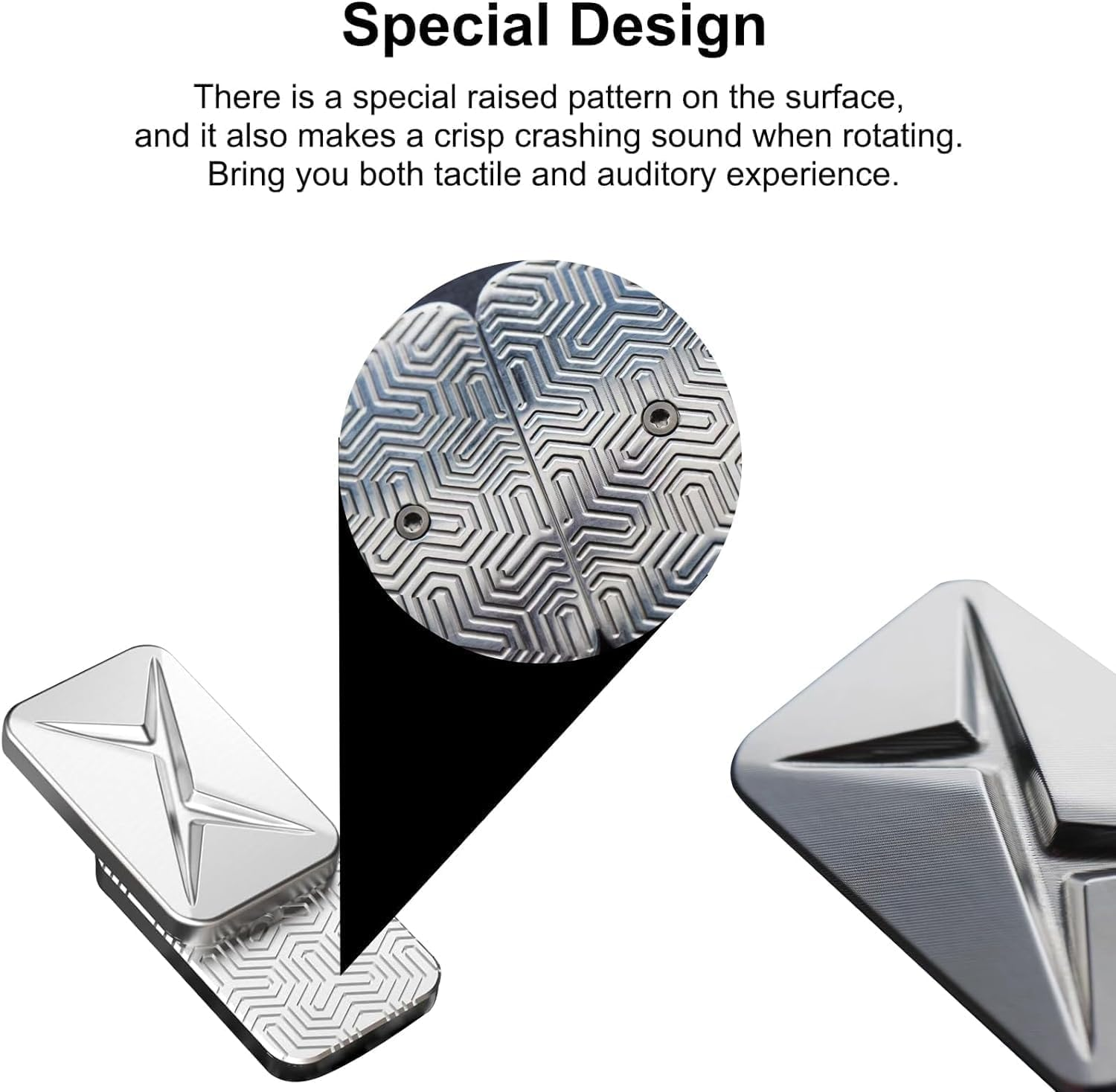 B-Qtech Metal Poker Fidget Slider Toy, Fidget Toys for Adults, Magnetic Slider Toy, Autism Anxiety Stress Relief Magnetic Fidget Toy for Adults, Adult Office Desk Toy image number 2