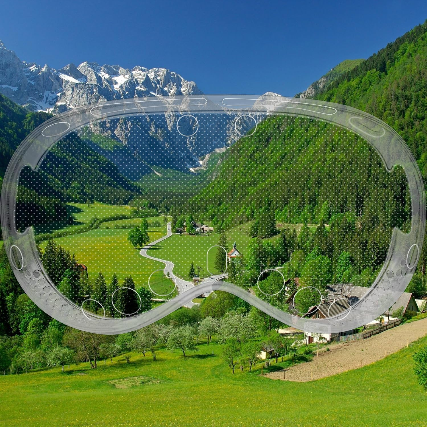 SOULWIT V2 TPU Protective Case Cover for Apple Vision Pro VR Headset, Durable & Slim Fit Screen Protector Accessory, without Affecting Tracking Scans (Clear) image number 4