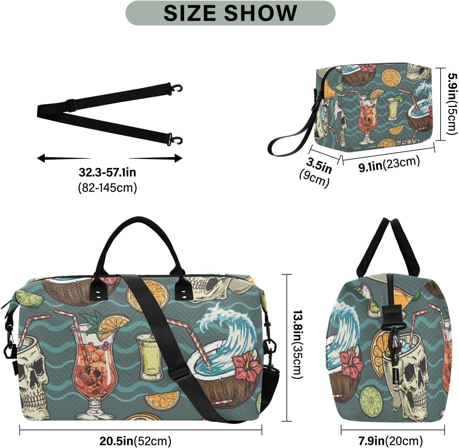 Istockphoto-1470045678-1024X1024 Duffel Bags Travel Weekender Gear Bag Gym Bag with Toiletry Bag for Hiking Waterproof, Istockphoto-1470045678-1024X1024, 1 Size image number 4