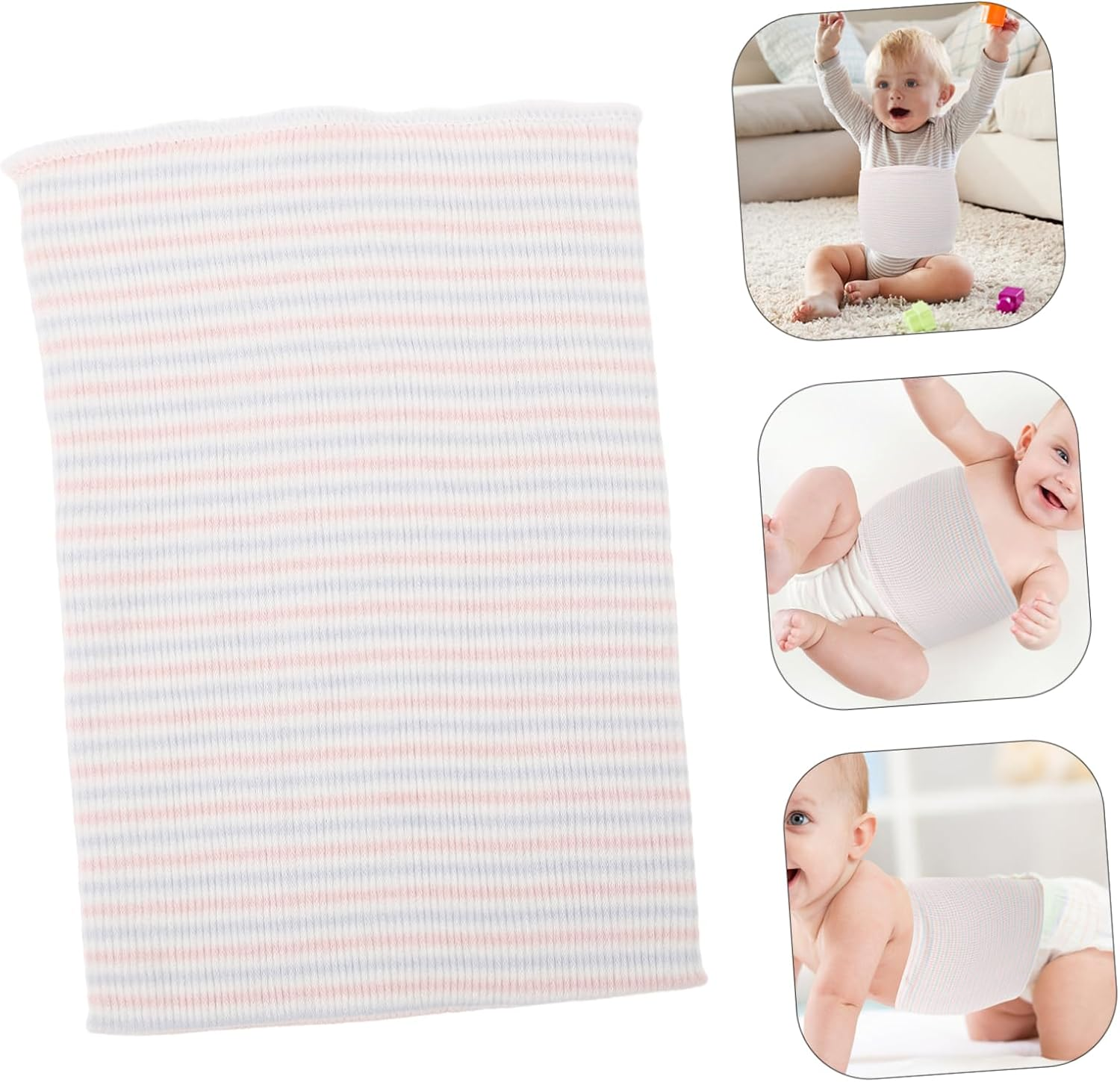VICASKY Belly Protector Wrap Swaddle Newborn Postpartum Belly Band for Pregnancy Boy Girl Toddlers image number 3
