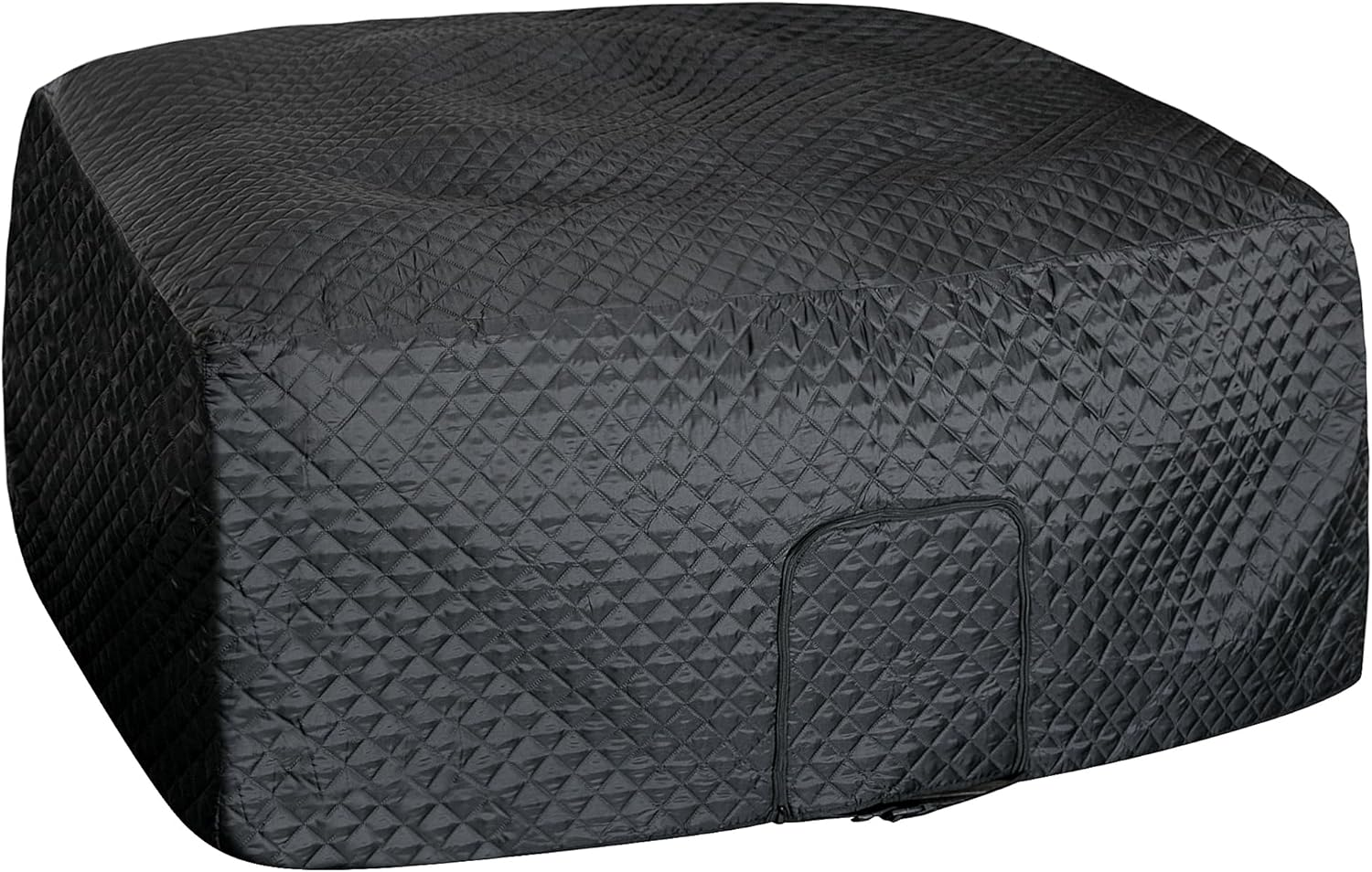 Tlswshsy 71'' X 27'' Insulated Inflatable Hot Tub Thermal Cover, Energy Efficient Hot Tub Cover with Zipper Door, Inflatable Hot Tubs Full Coverage for Keeping Warm Extra Insulation and Dustproof