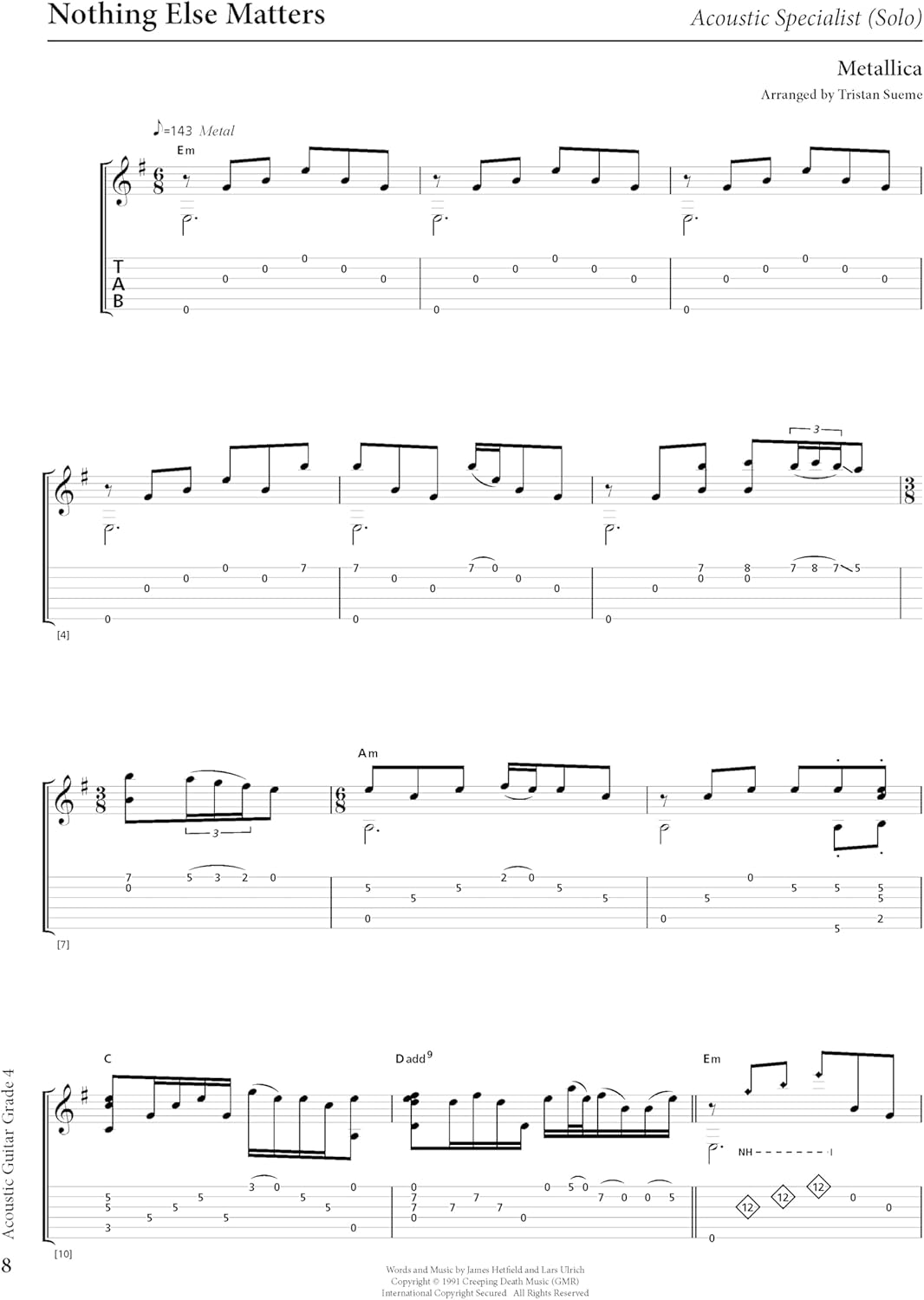 Rockschool Acoustic Guitar Grade 4 Book