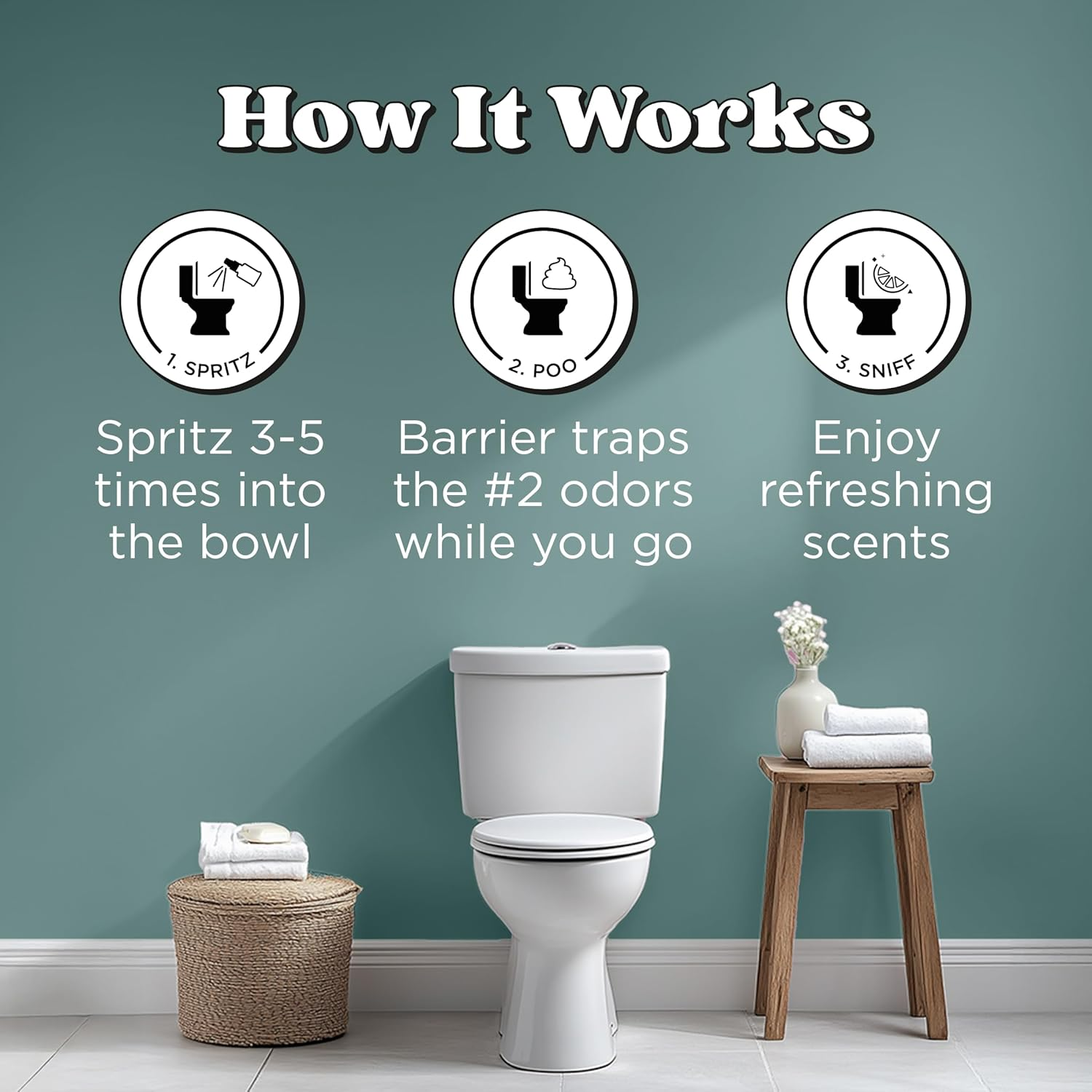 Poo~Pourri, Before-You-Go Toilet Spray, Cypress Woods 2 Fl Oz