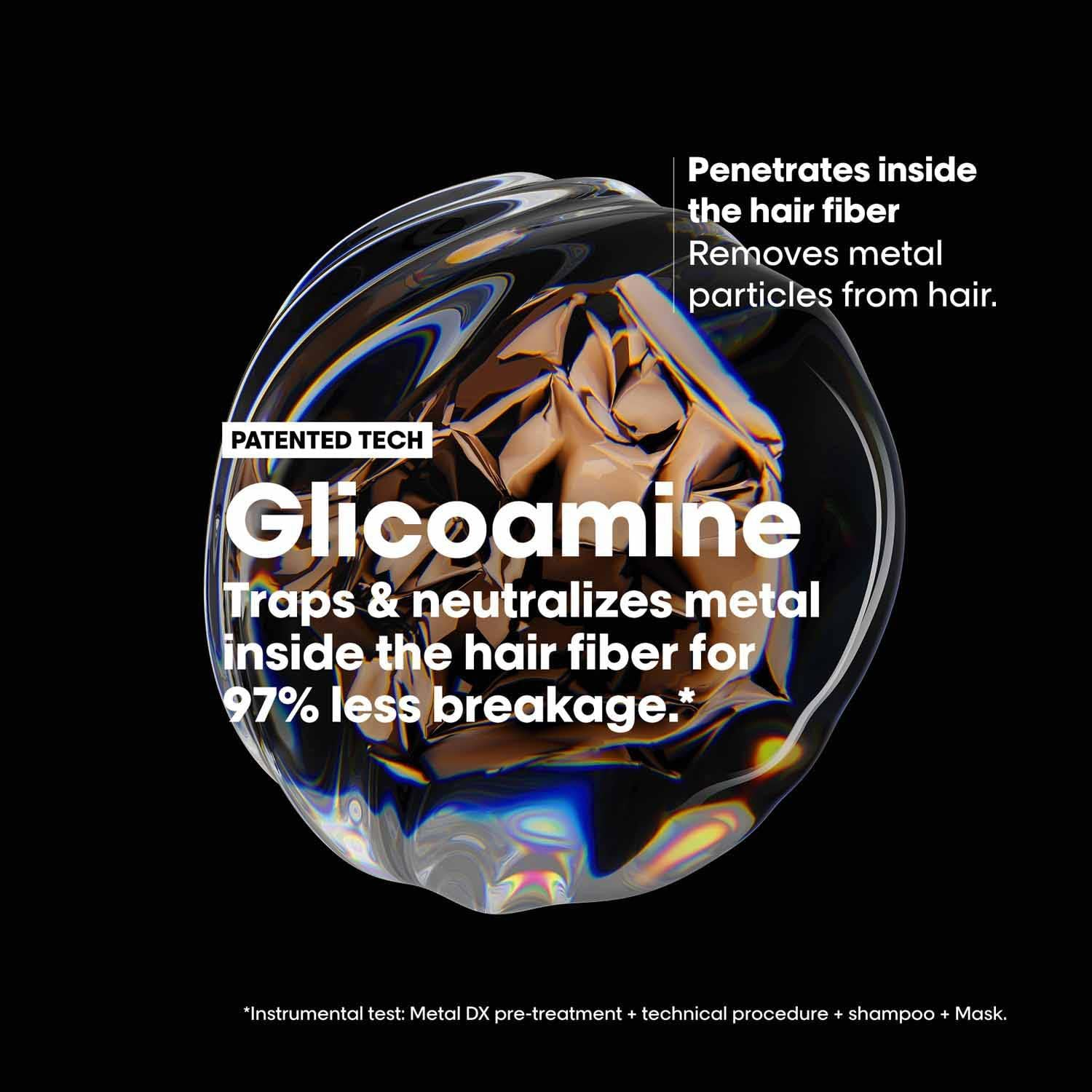 L'Or&eacute;al Professionnel Hair Shampoo for Colour Treated Hair, Radiant Colours & Shine, Series Expert, Metal DX Shampoo, 300 Ml image number 5