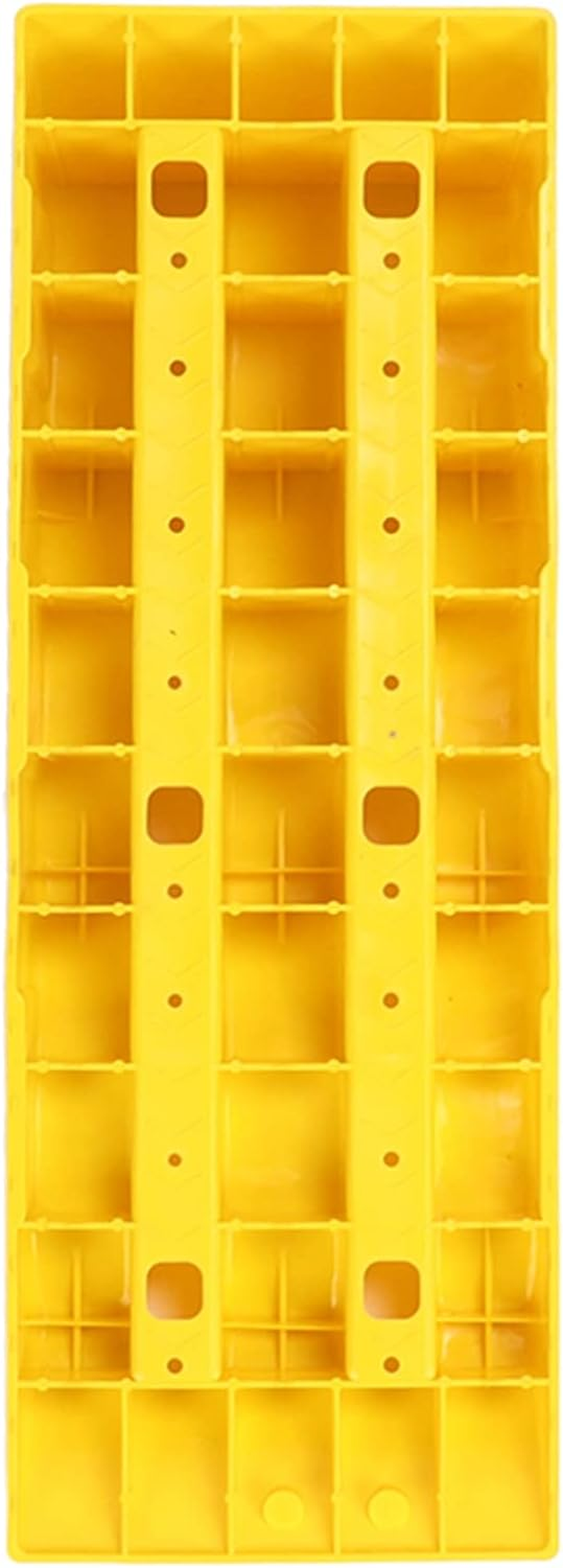 Camper Leveler, Yellow 3 Stage 1 Pair Strong Weight Bearing Easy Clean Trailer Wheel Chocks for Caravan image number 5