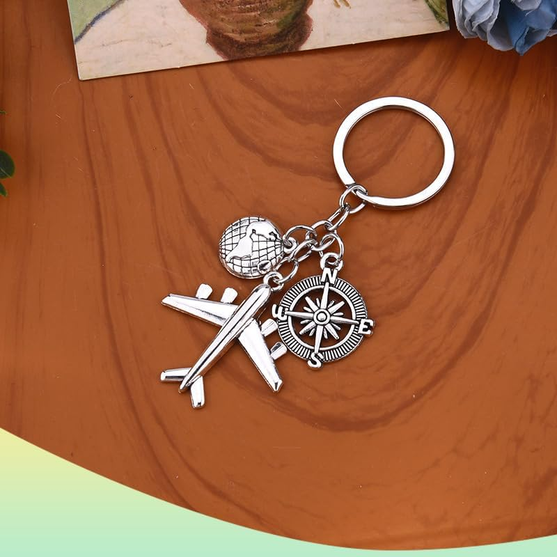 Pilot Birthday Gifts for Boyfriend Husband Flight Instructor Gift from Students Graduation Presents for Him Grandson Son Airplane Themed Gift Keychain for Pilots Flight Attendant Gifts for Men Pilot image number 4