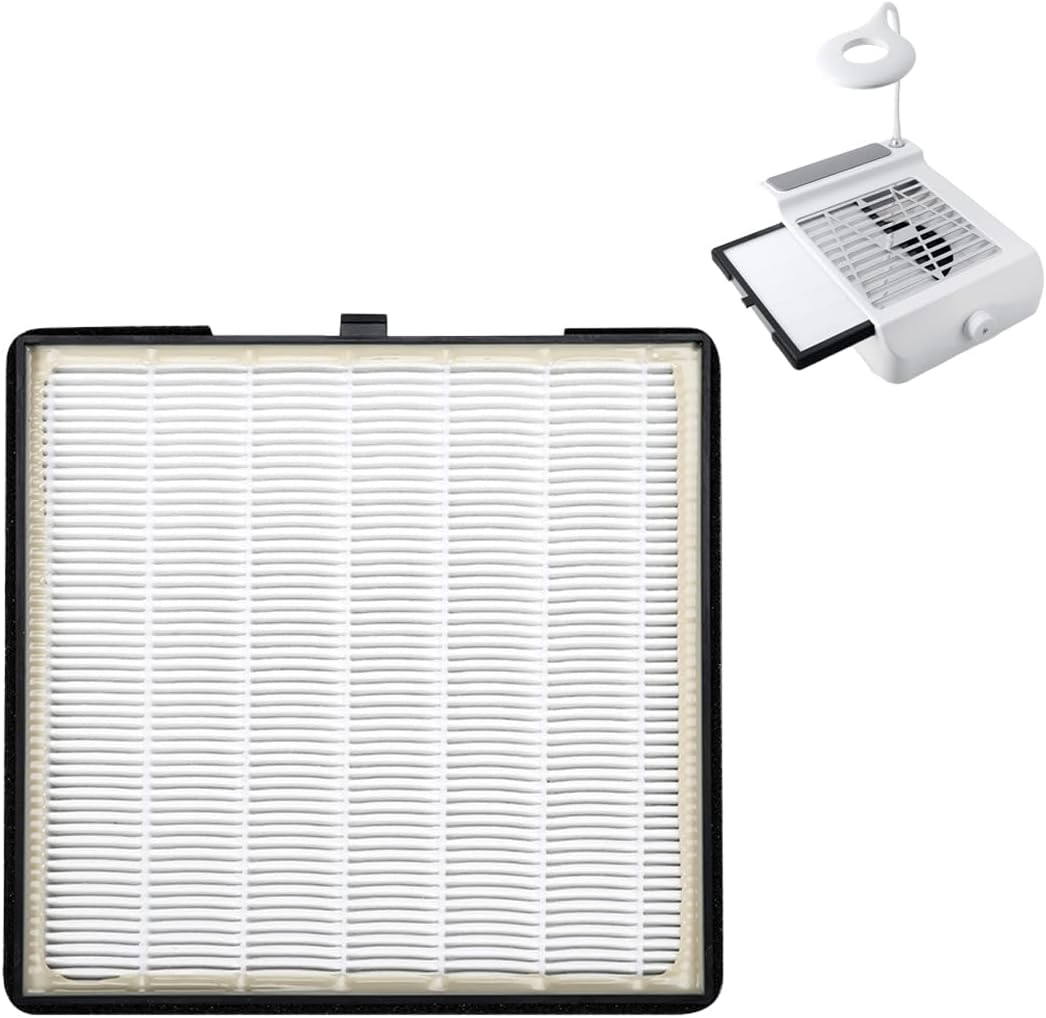 BEPSYOM 1 X Filter for Dust Extraction, for Manicure and Pedicure Accessories for Nail Vacuum Cleaner, Nail Vacuum Cleaner, Model CJ XC003, Nail Art, Extraction, Dust Collector, Filter Screen, Nail image number 3