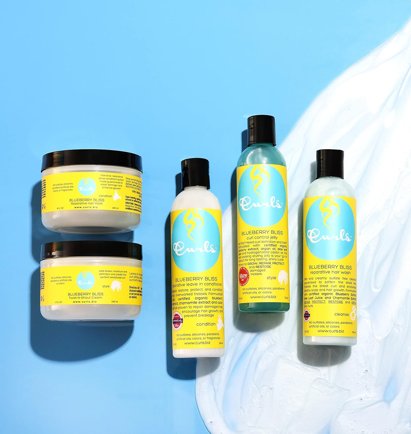 Curls Blueberry Bliss Control Jelly, 8 Ounce image number 4