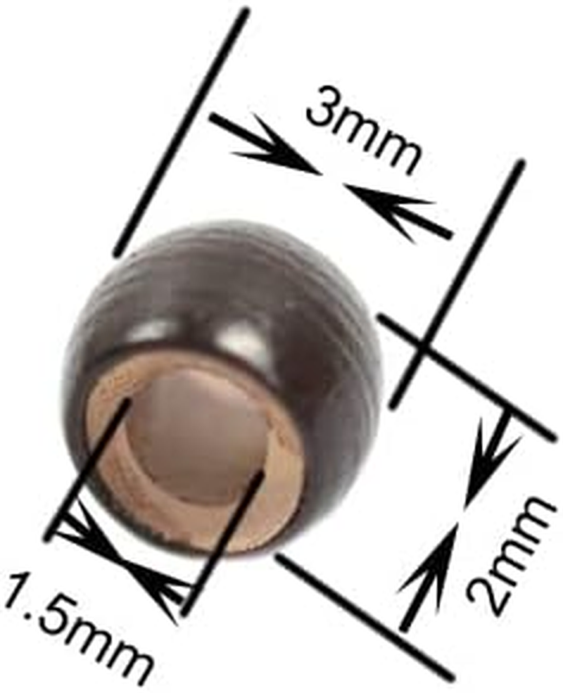 Nanoringe Mit Silikon 3,0 Mm Nano Ringe Microringe Mit Silikon F&uuml;r Extensions image number 4