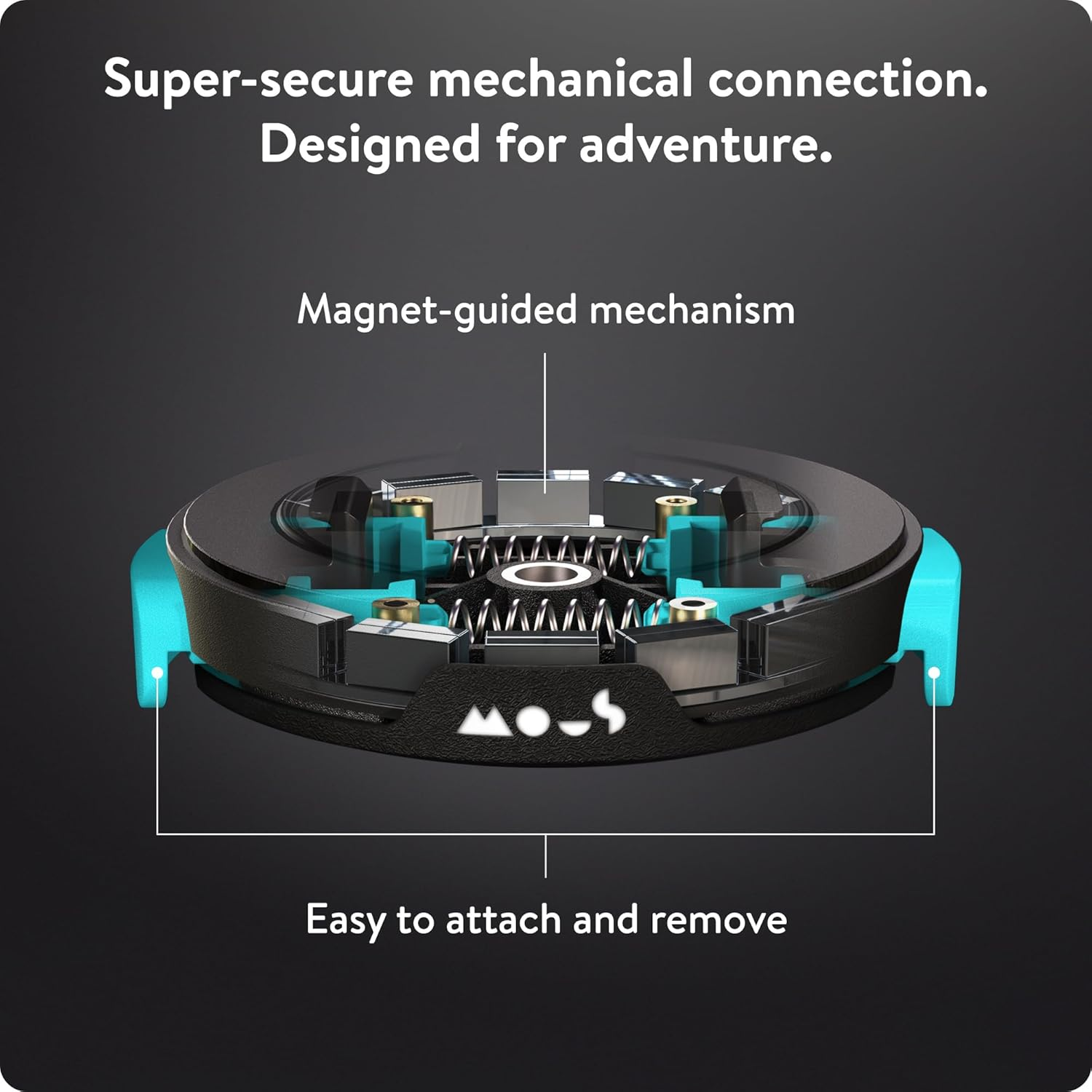 Mous - Intralock Phone Case for Google Pixel 9 Pro - Magsafe Compatible with Intralock Technology for Mechanical Mounting - Black image number 6