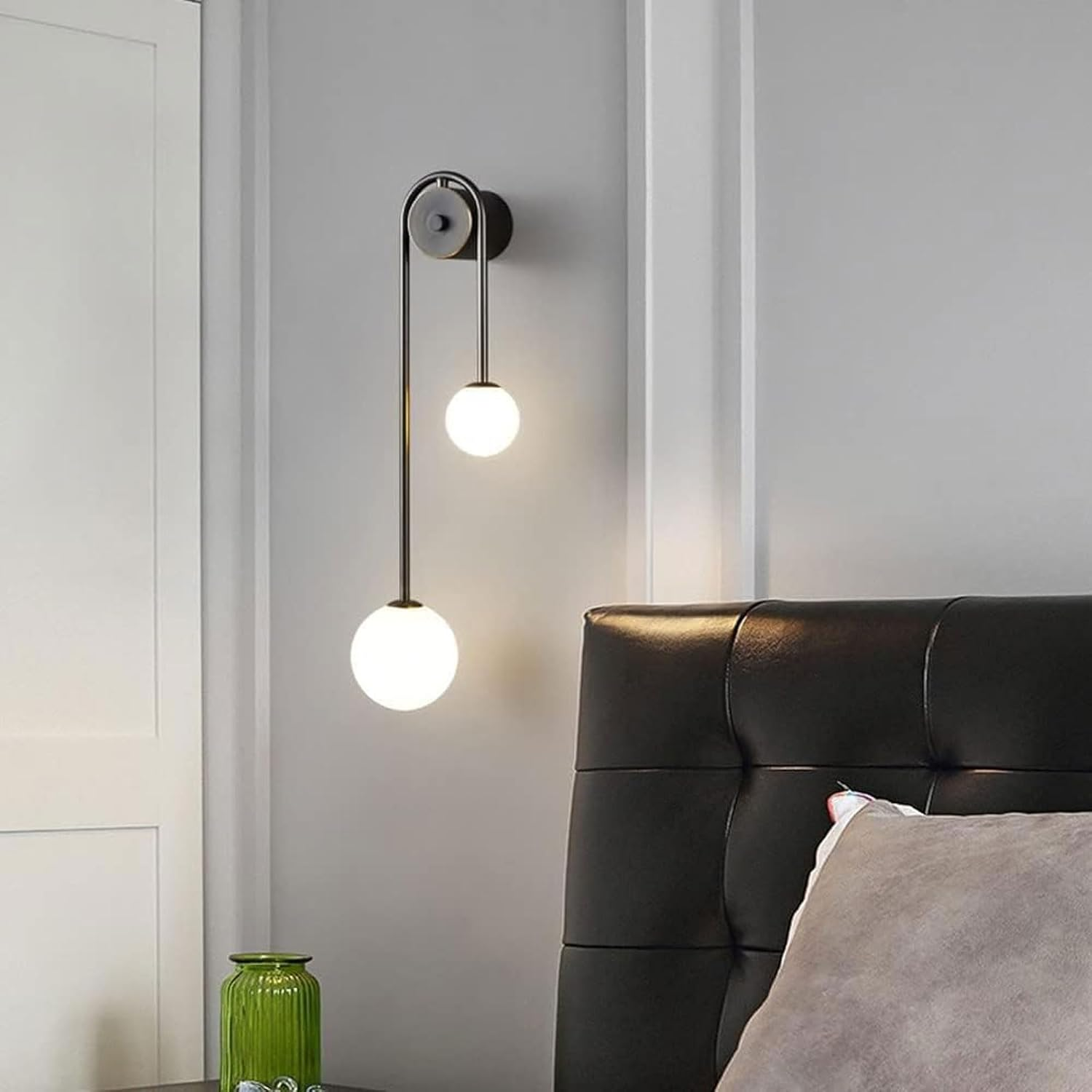 Glass Wall Lamp Light Modern Wall Light 2-Light Wall Sconce Mid Century Globe Wall Mount Lighting Fixture Wall Lighting image number 6